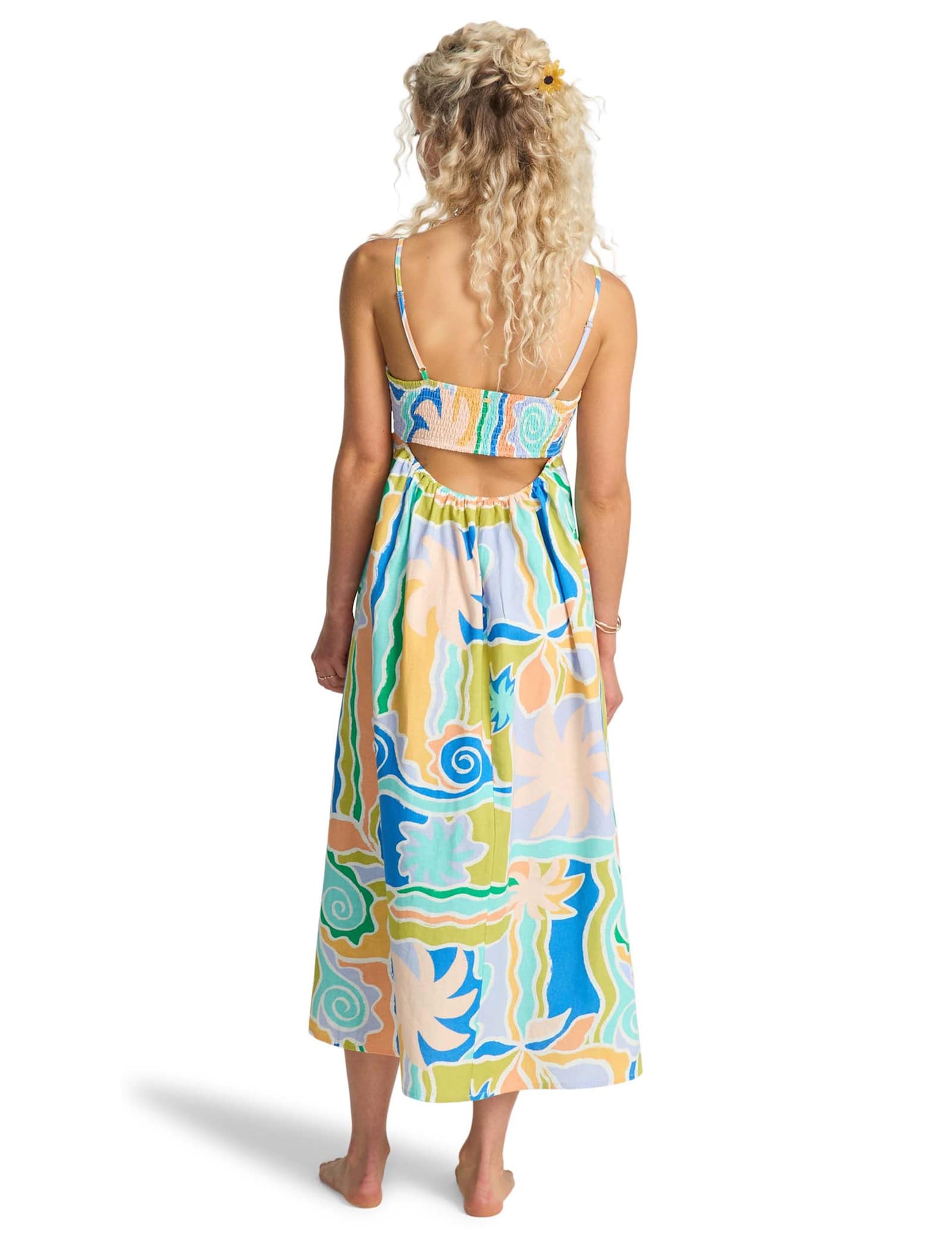 Island Life Cotton Rich Midaxi Beach Dress - image 5