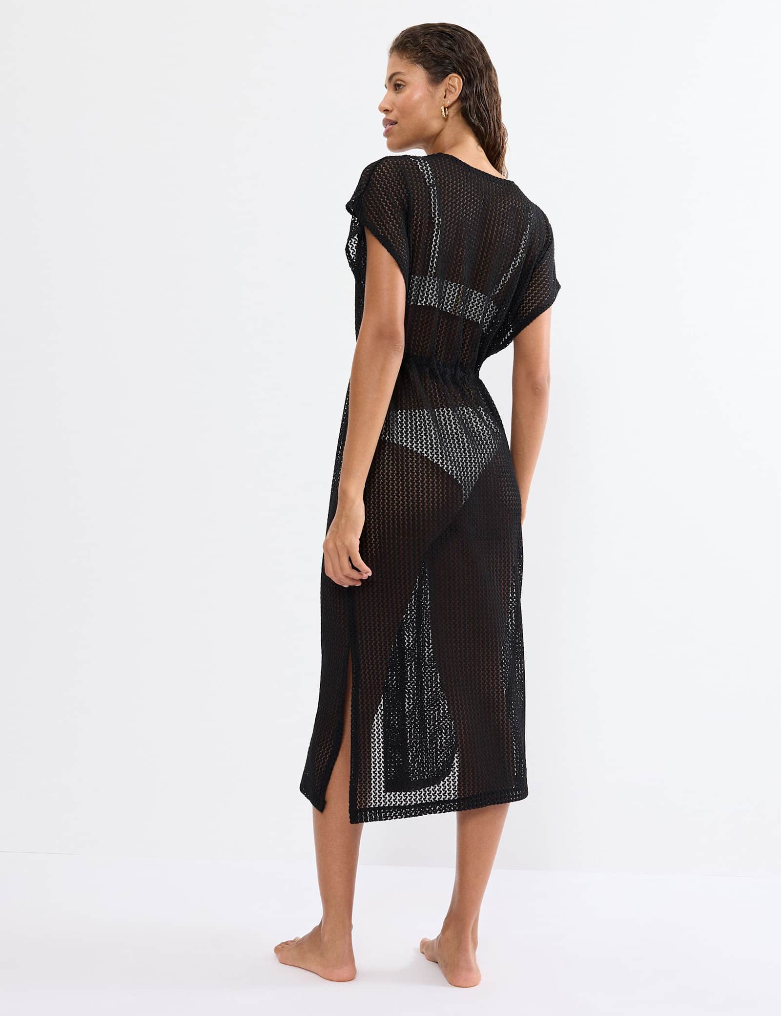 V-Neck Kimono Beach Dress - image 4