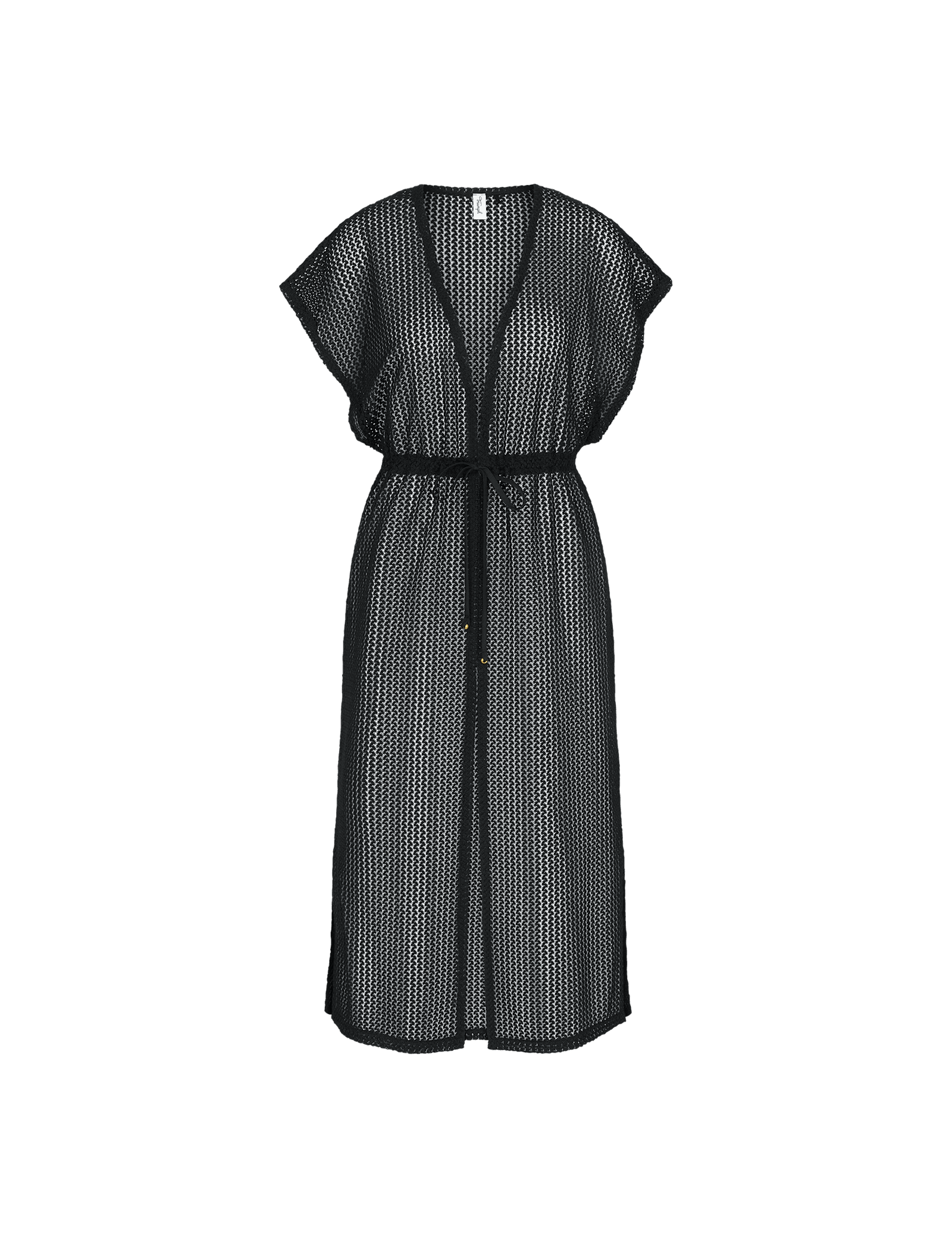V-Neck Kimono Beach Dress - image 1