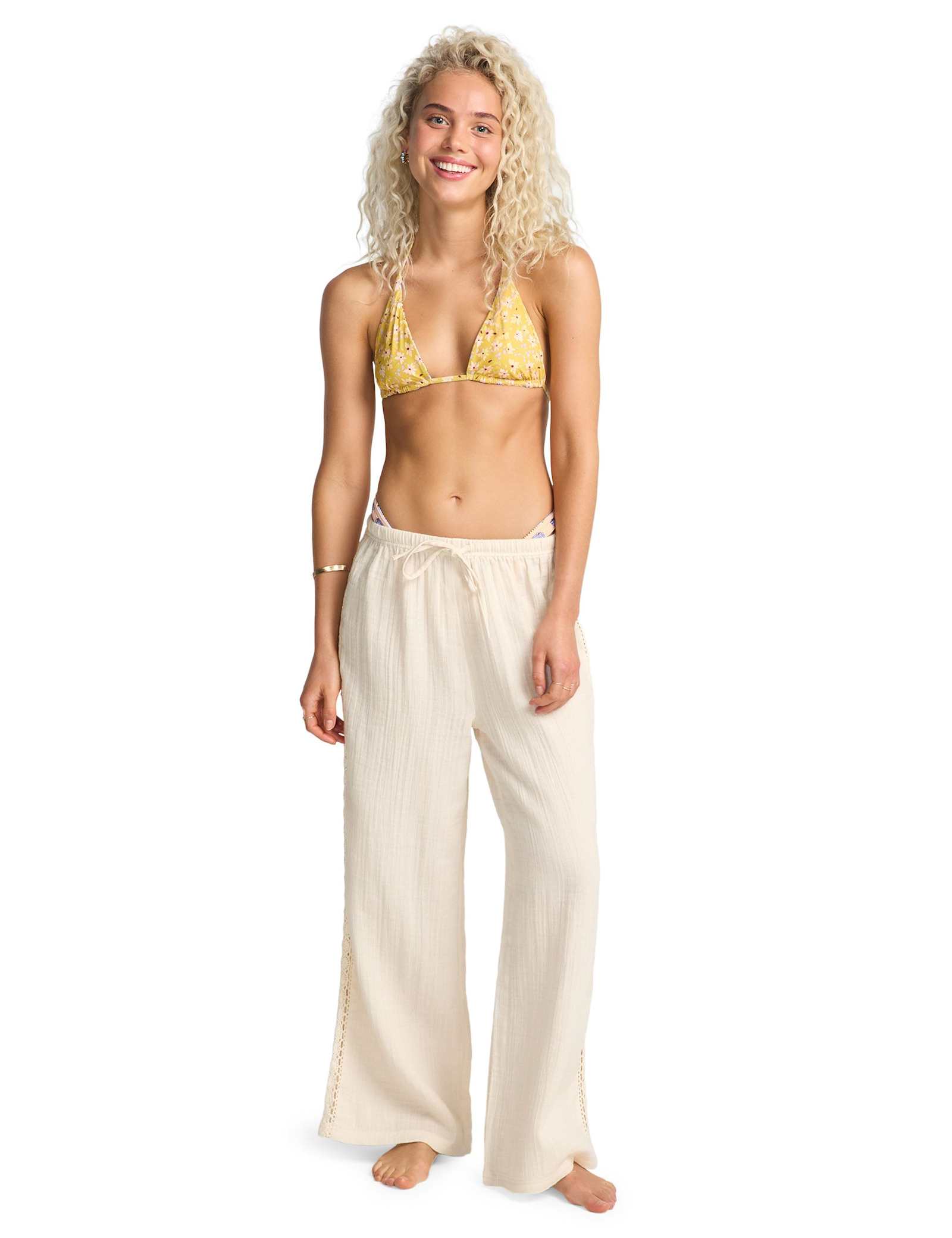 Feelin Fine Pure Cotton Beach Trousers - image 1