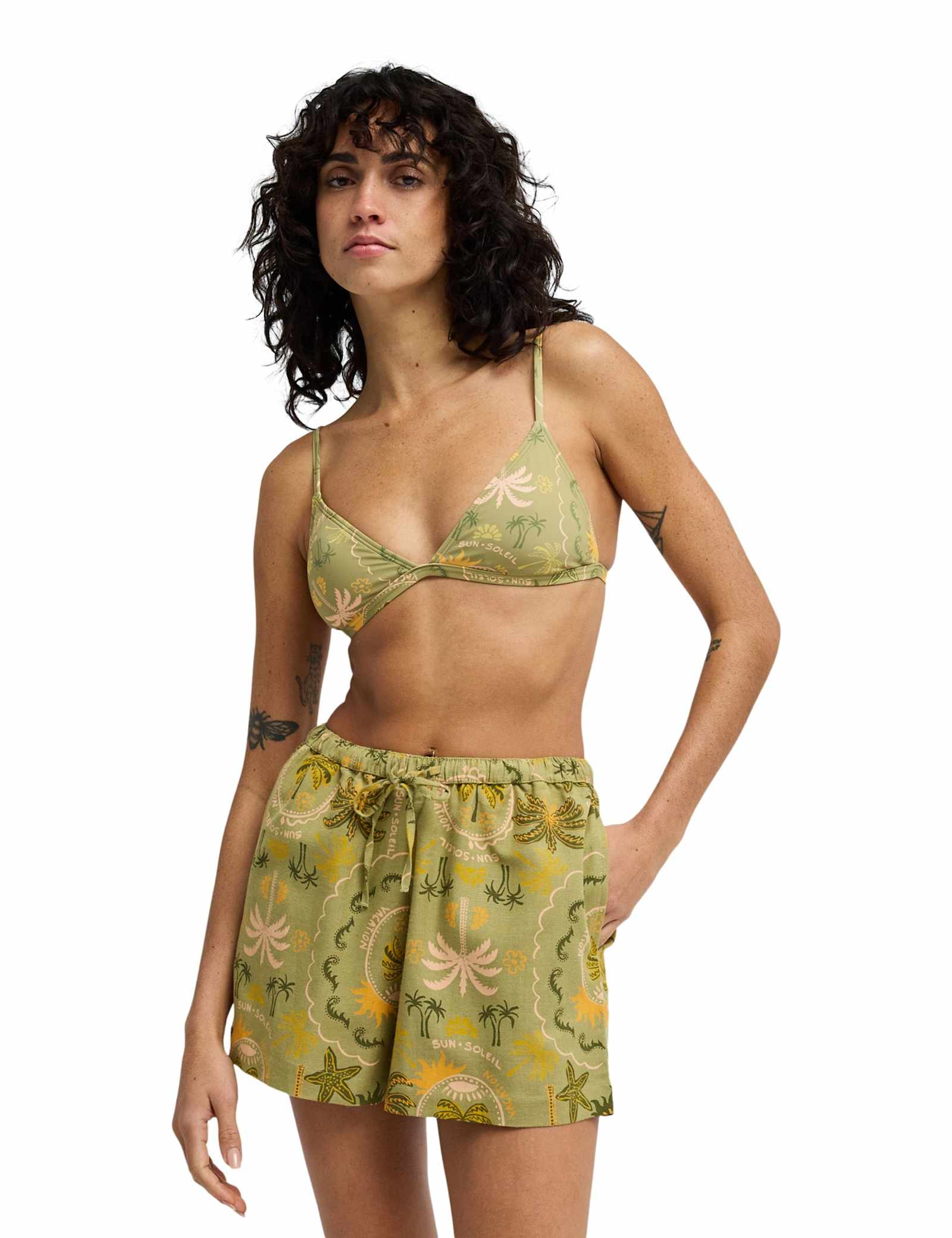 Wanderer Cotton Blend Printed Shorts - image 4