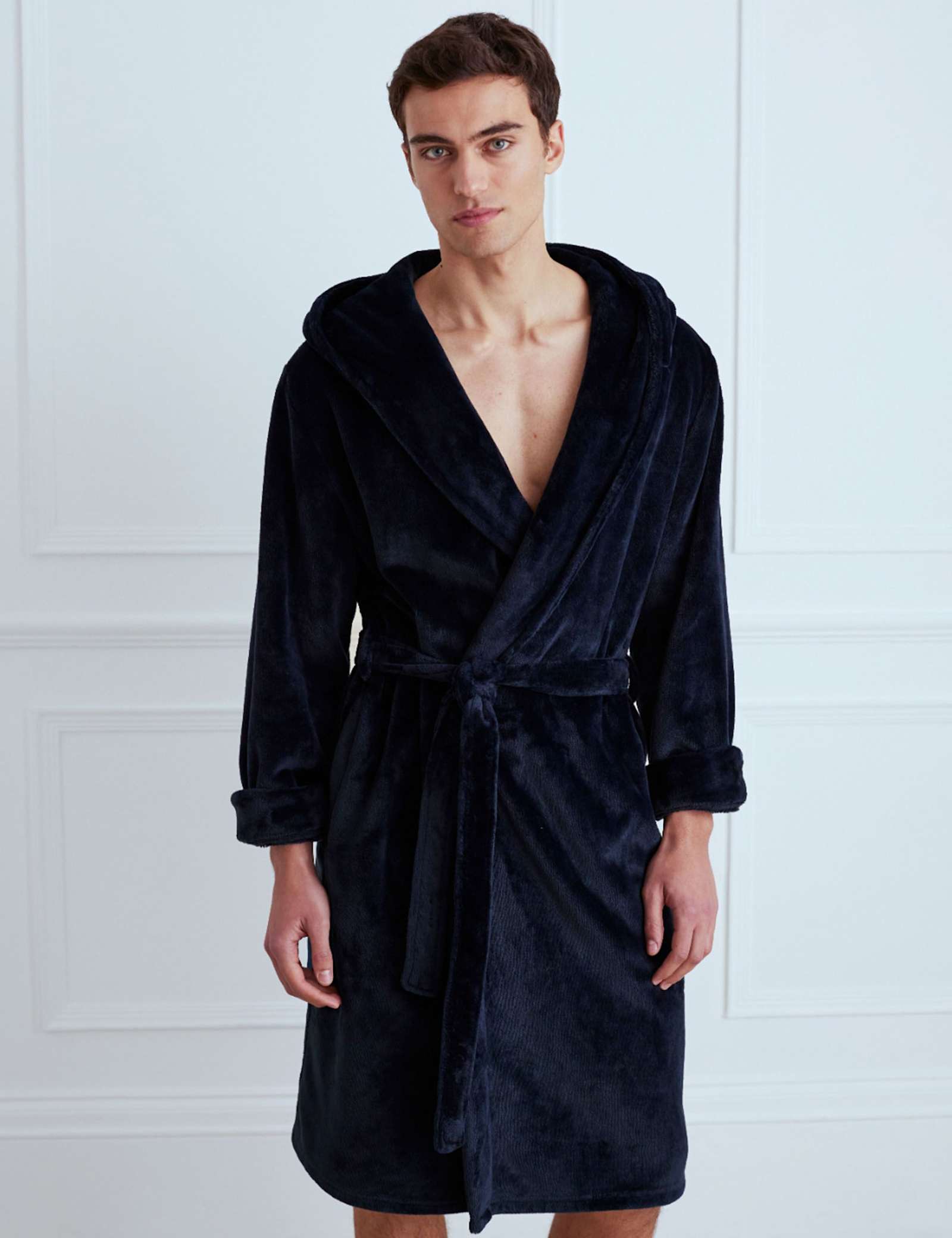 Fleece Hooded Dressing Gown - image 4