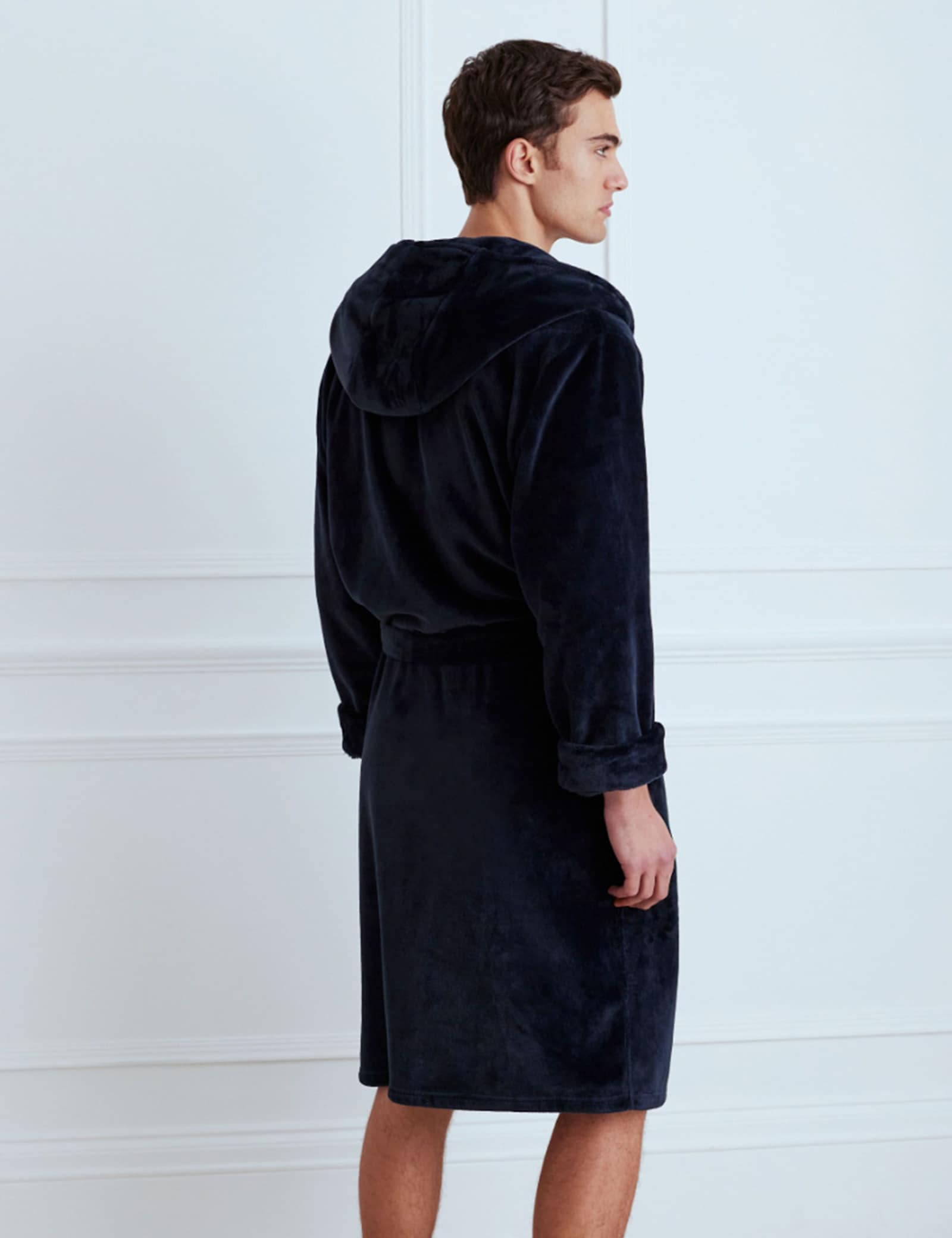 Fleece Hooded Dressing Gown - image 3