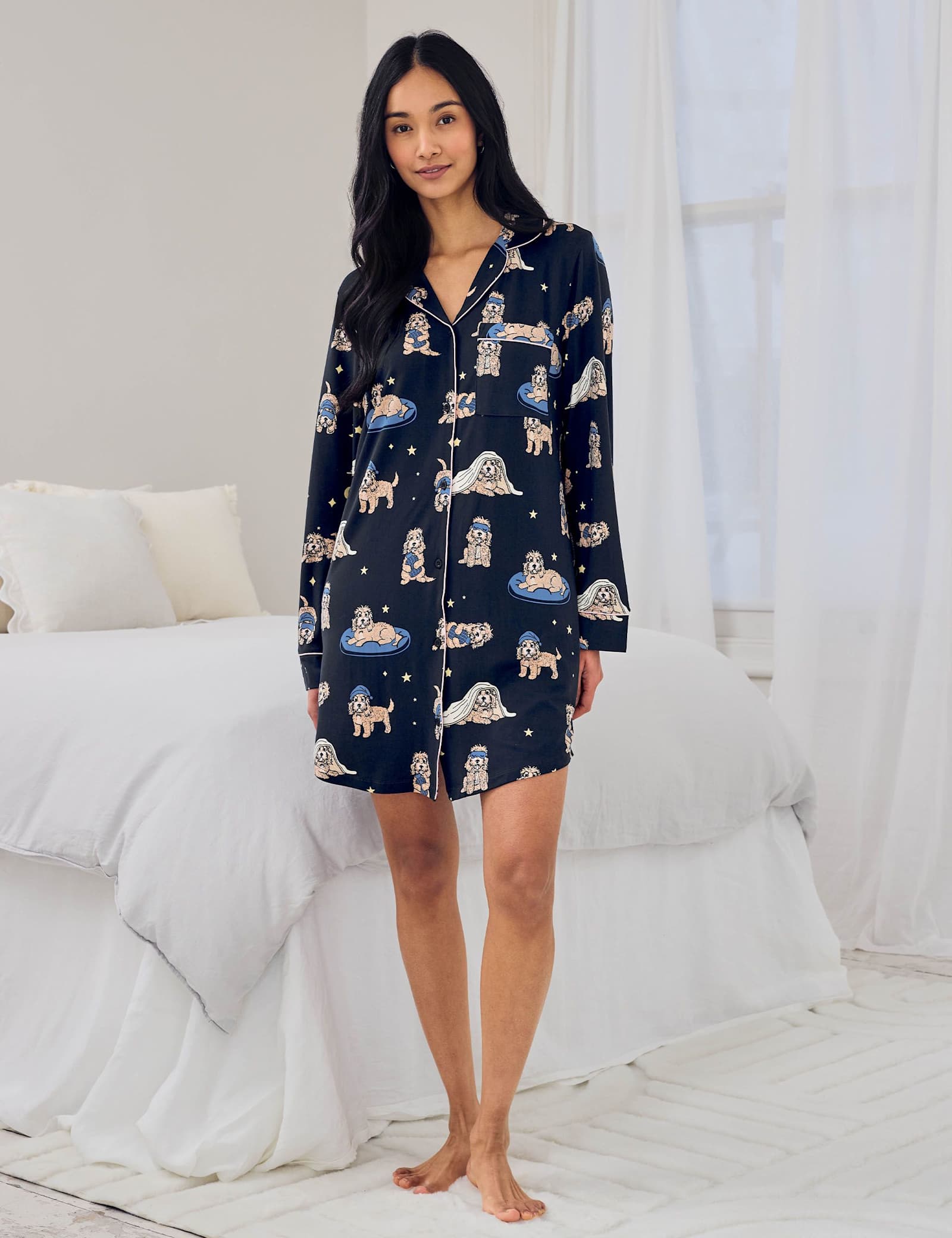 Cockapoo Snooze Print Nightshirt - image 1