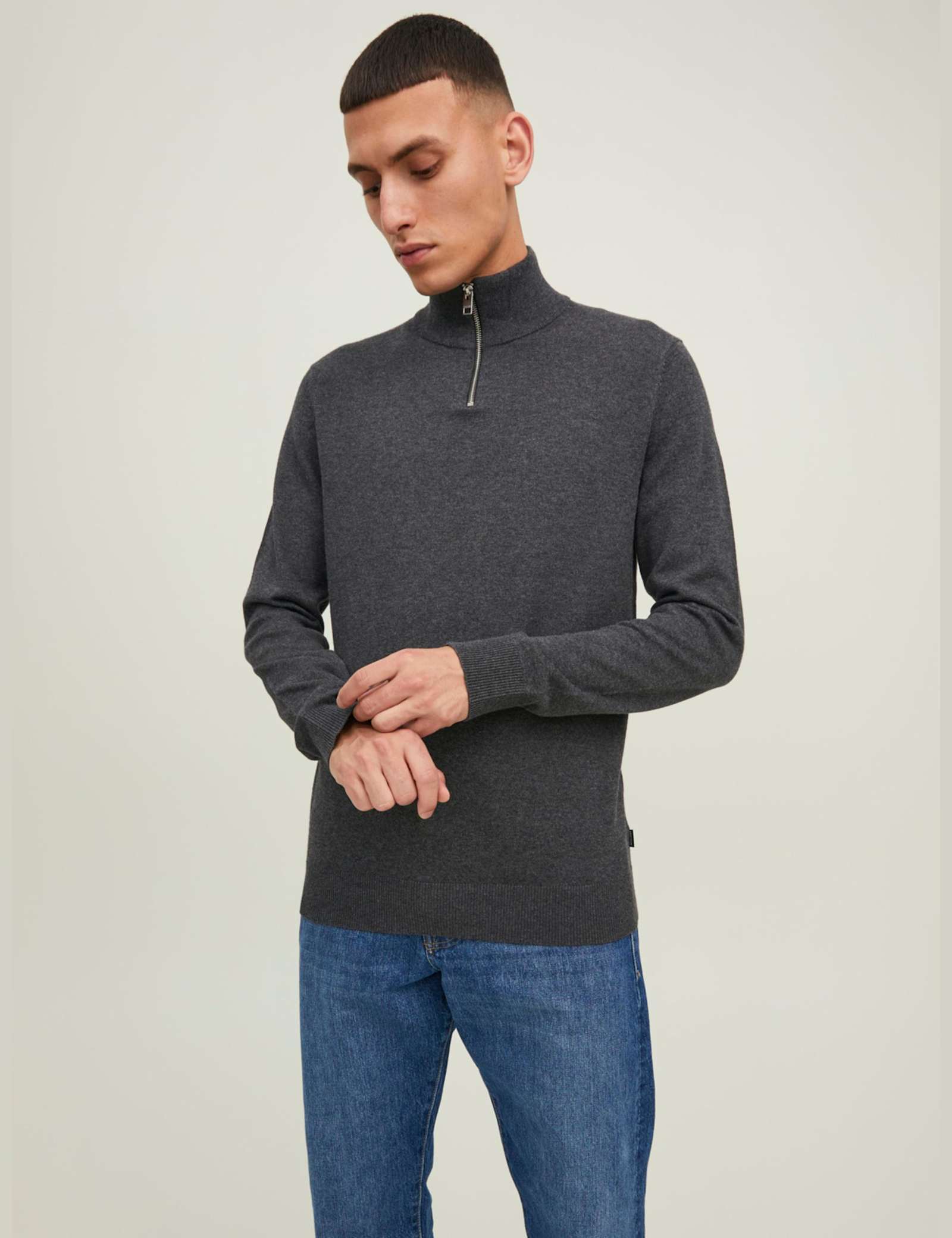 Cotton Rich Half Zip Jumper - image 4