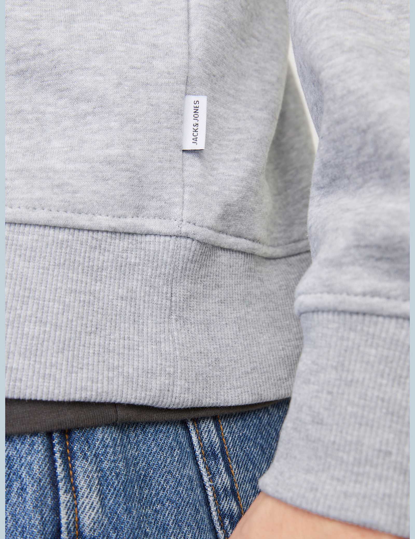 Cotton Blend Half Zip Sweatshirt - image 4