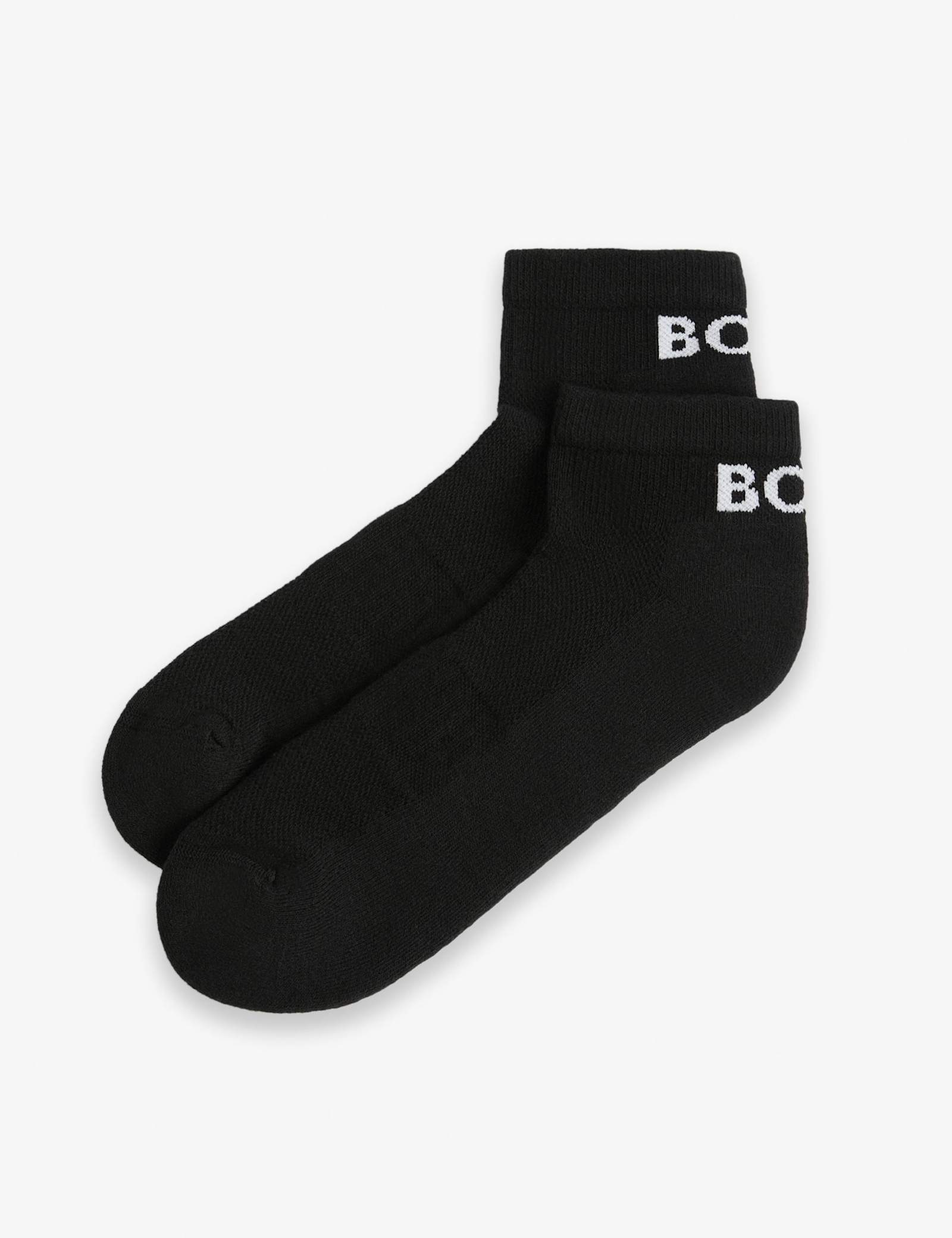 2 Pack Cotton Rich Cushioned Trainer Socks - image 1