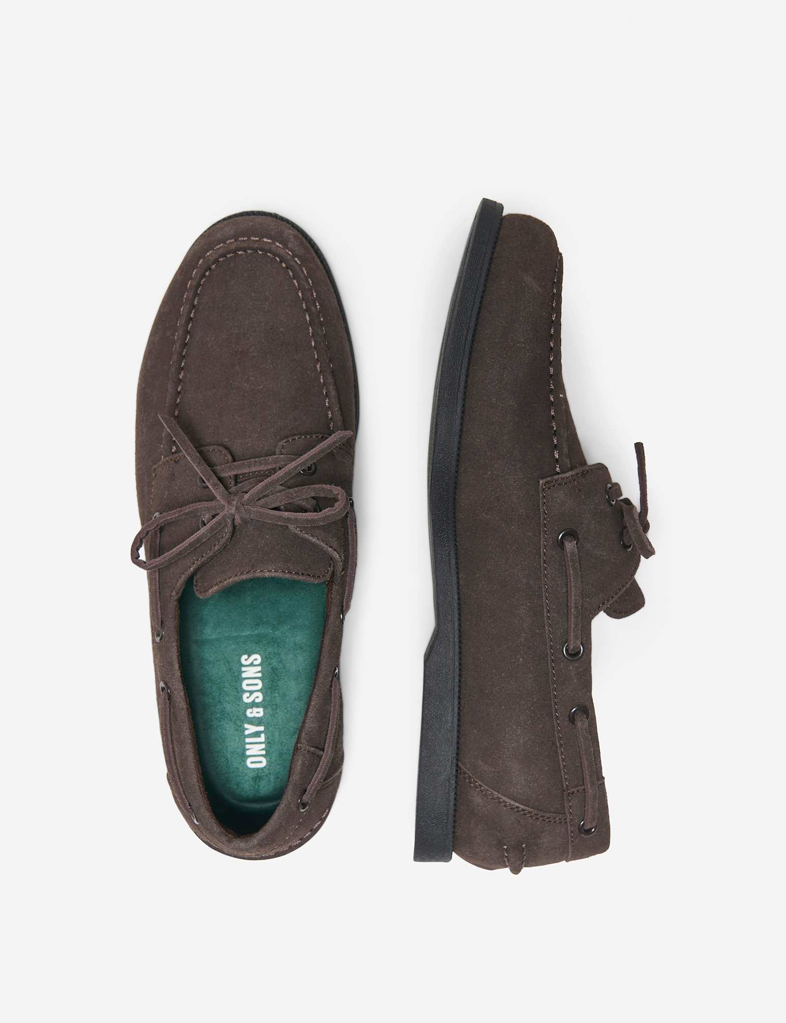 Faux Suede Boat Shoes - image 3