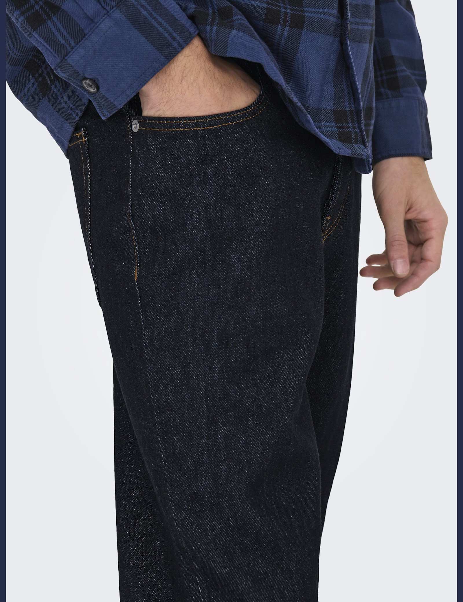 Straight Fit 5 Pocket Rigid Jeans - image 5