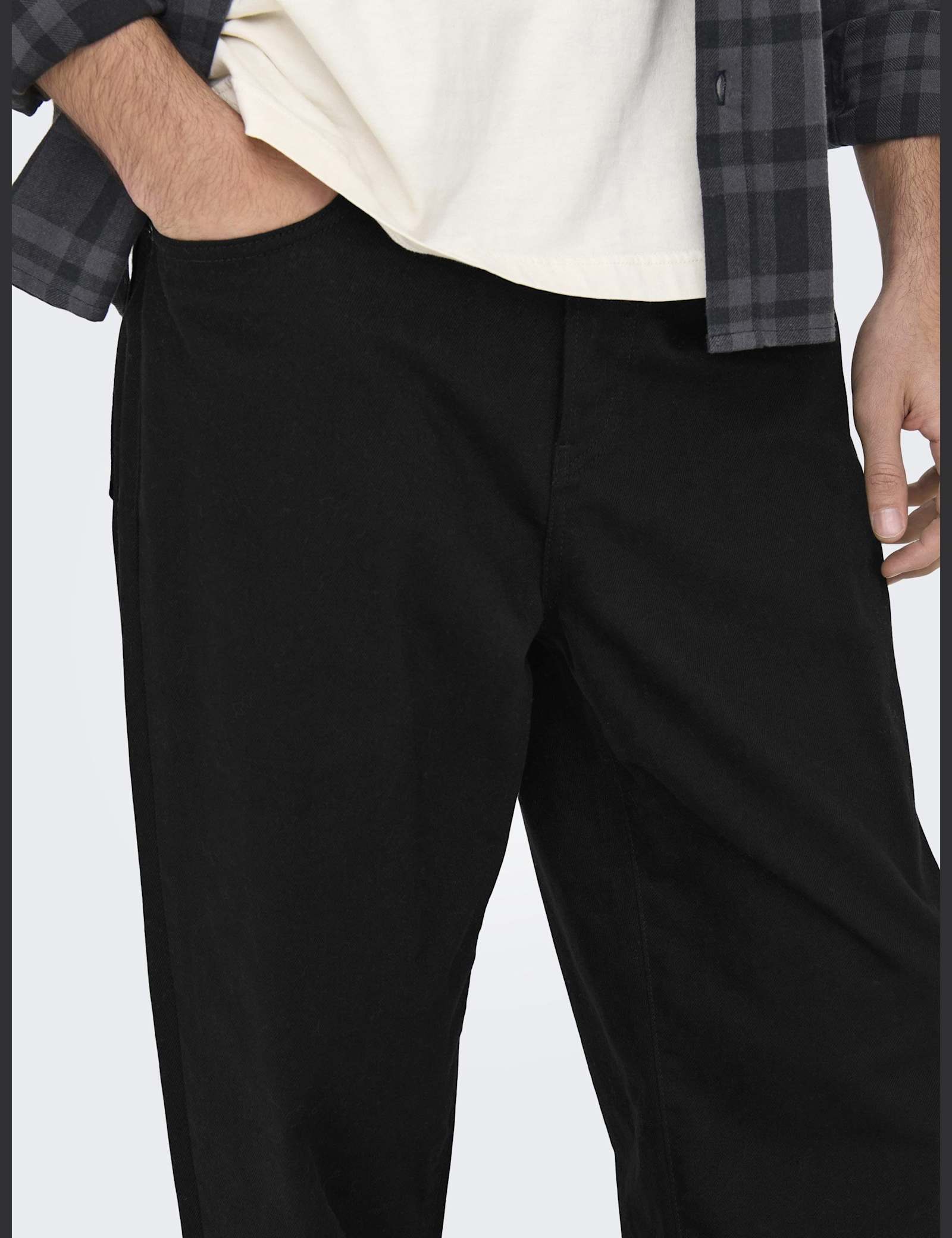 Loose Fit 5 Pocket Rigid Jeans - image 3