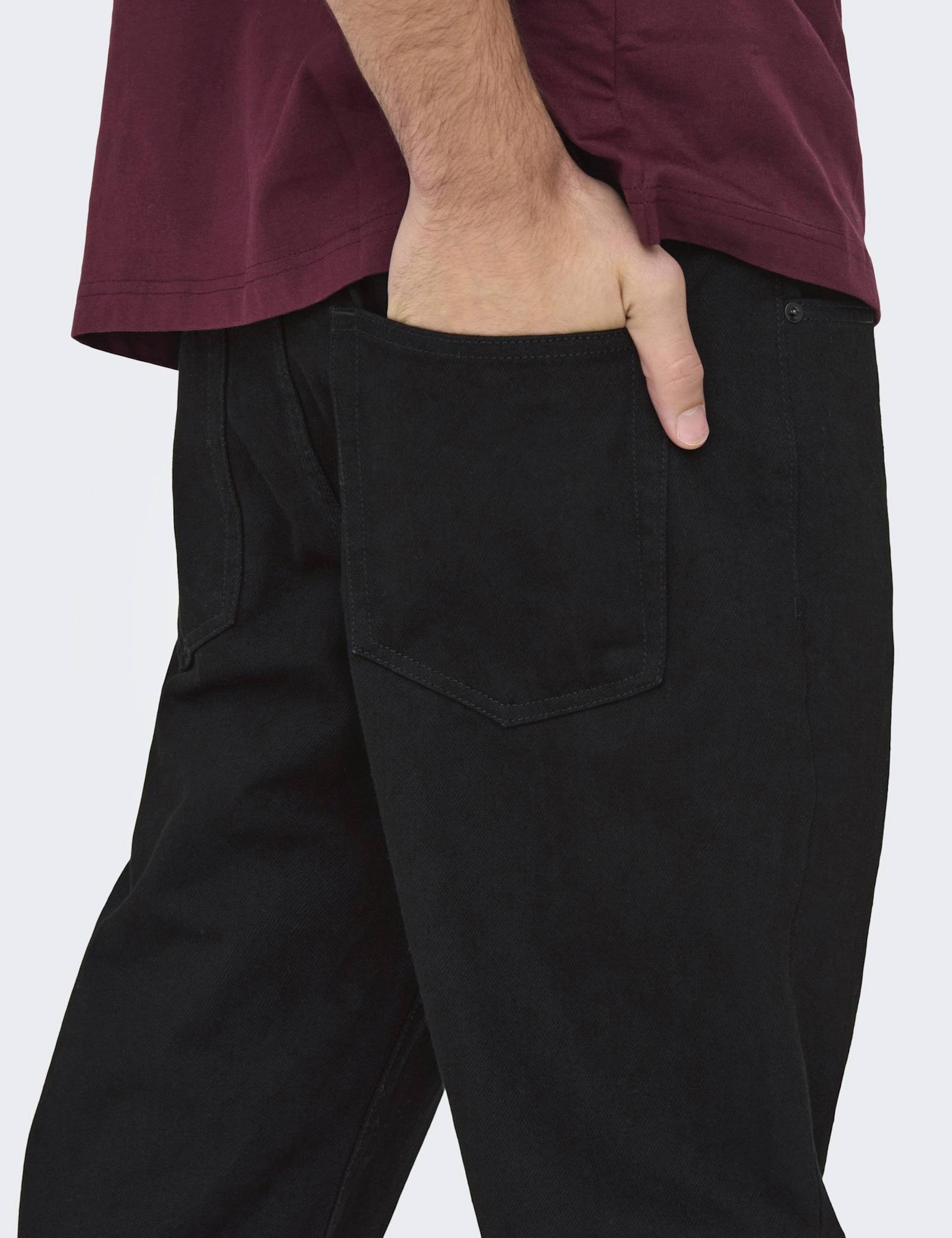 Loose Fit 5 Pocket Rigid Jeans - image 5