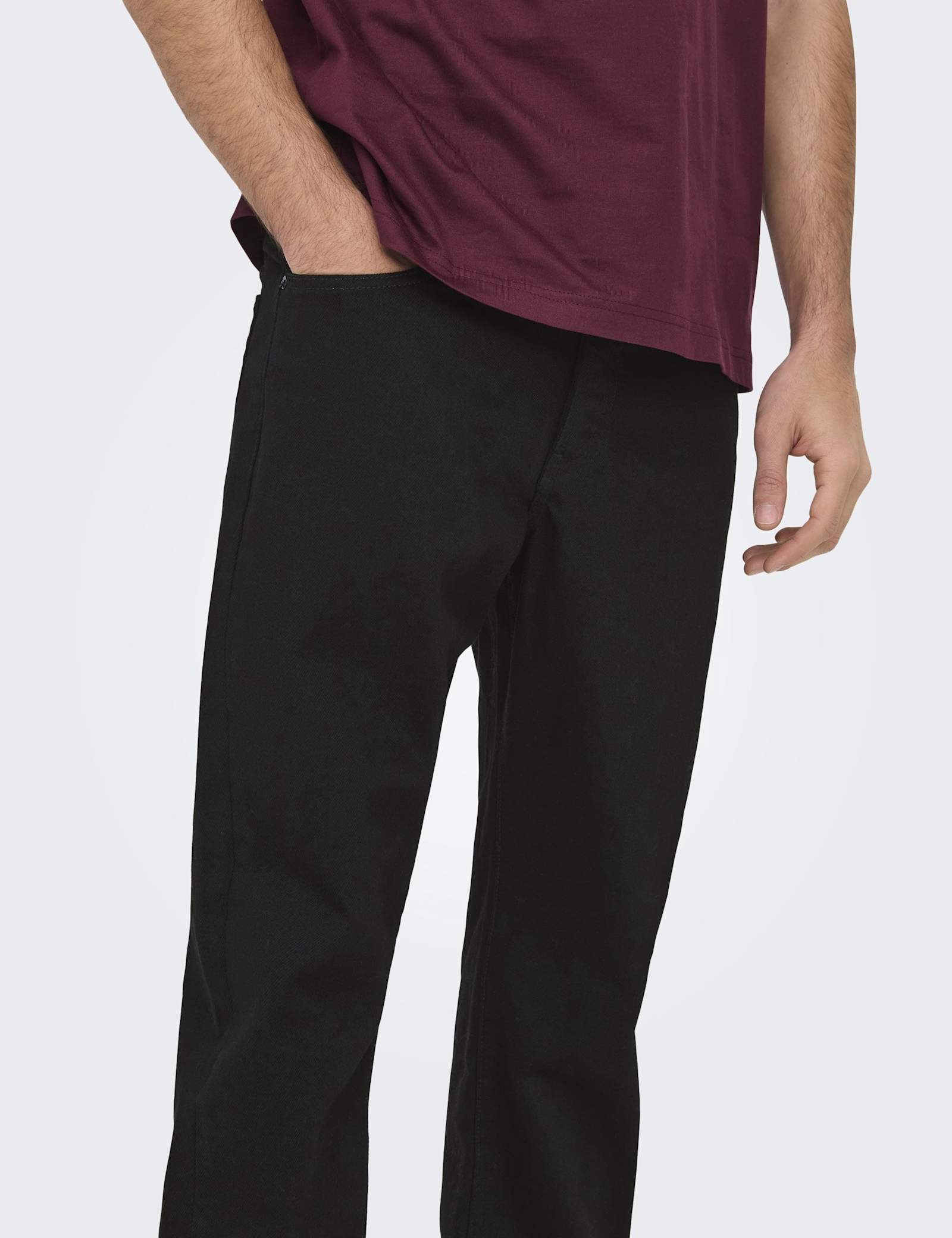 Loose Fit 5 Pocket Rigid Jeans - image 4