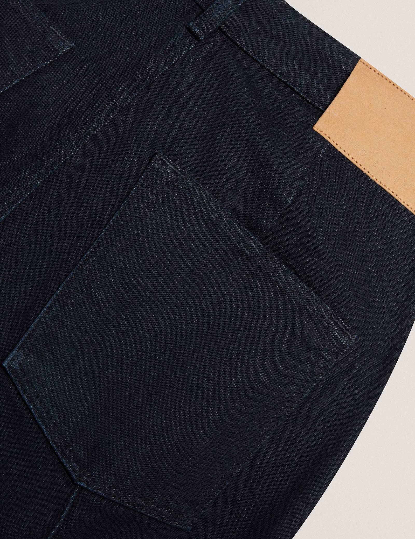 High Waisted Pintuck Flared Jeans - image 3