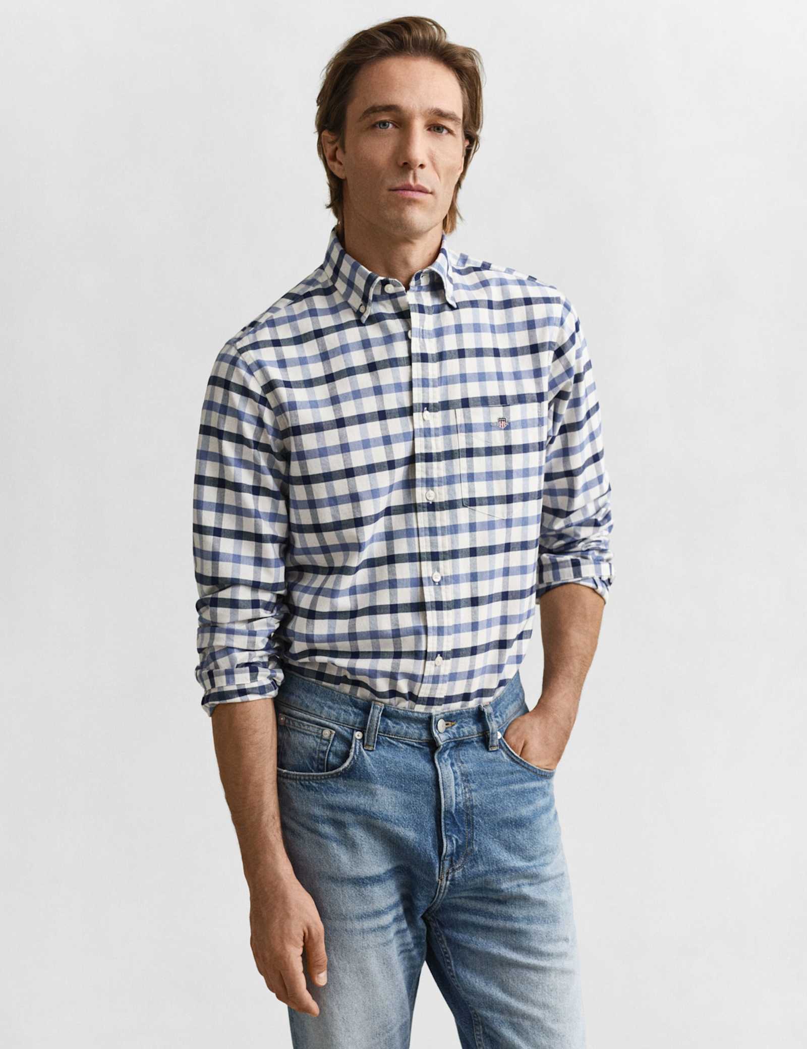 Regular Fit Pure Cotton Oxford Shirt - image 2