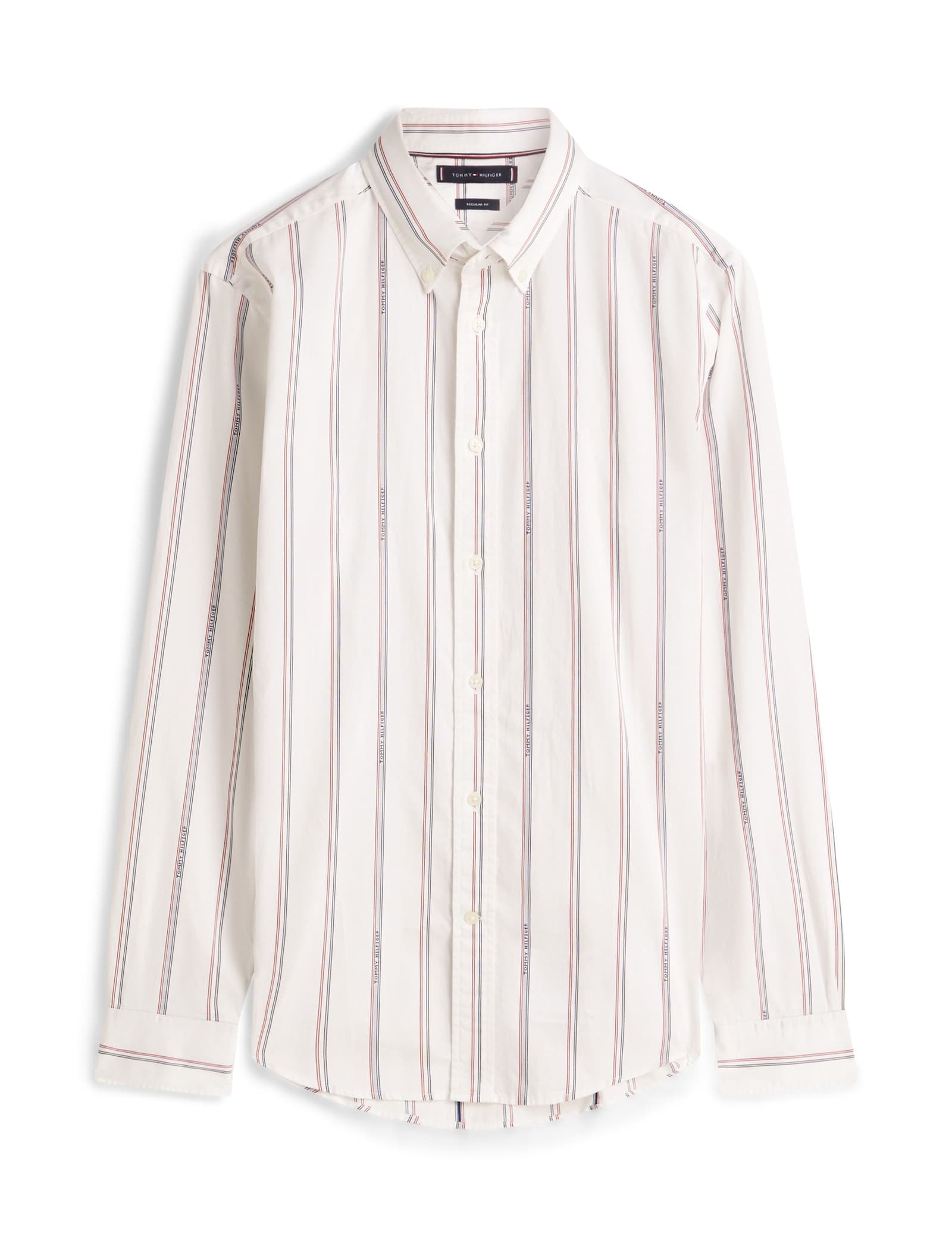 Pure Cotton Jacquard Striped Oxford Shirt - image 1