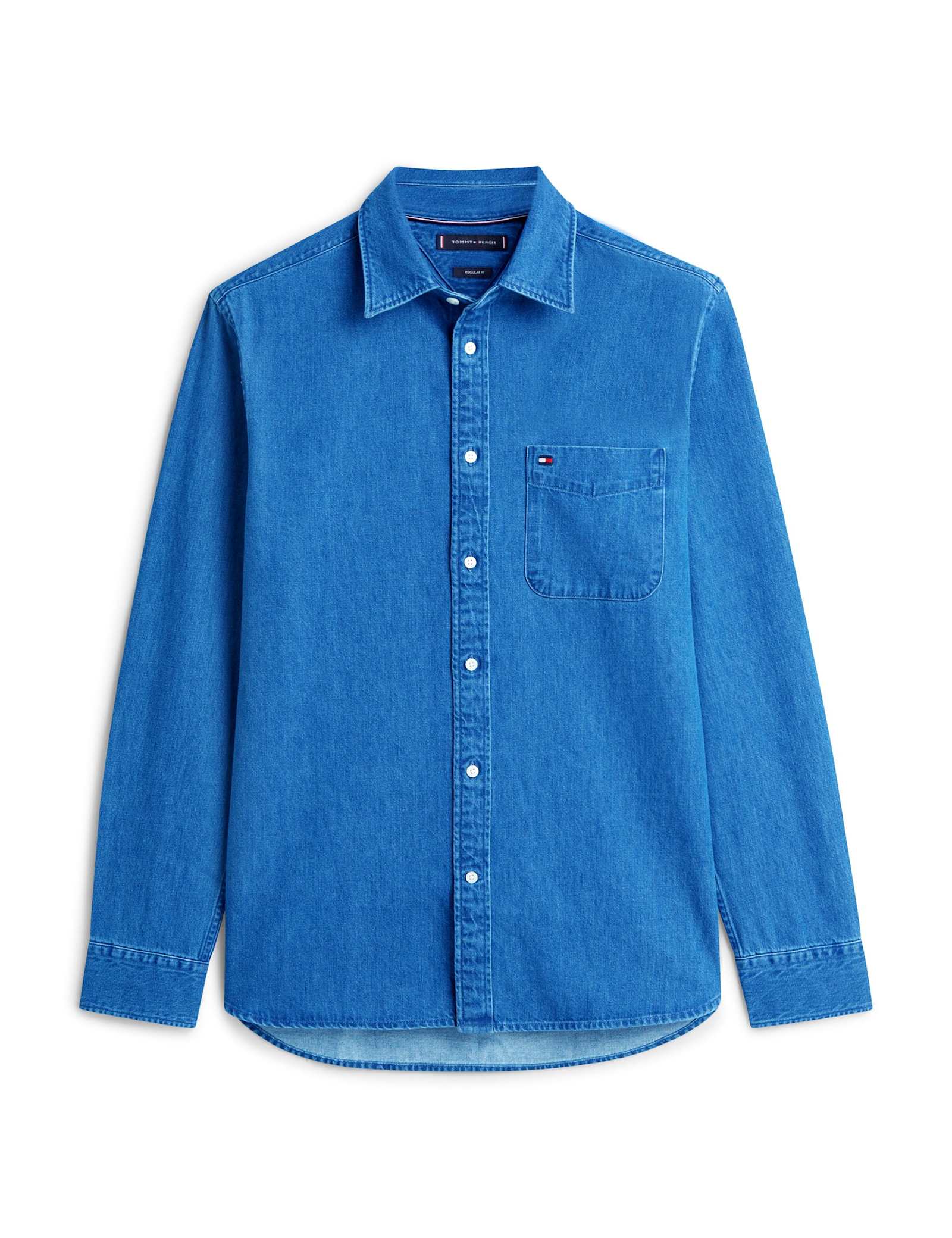 Regular Fit Pure Cotton Denim Shirt - image 1