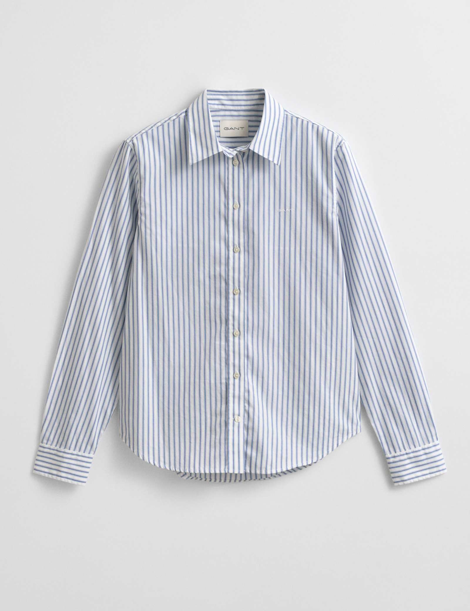 Pure Cotton Poplin Striped Shirt - image 2