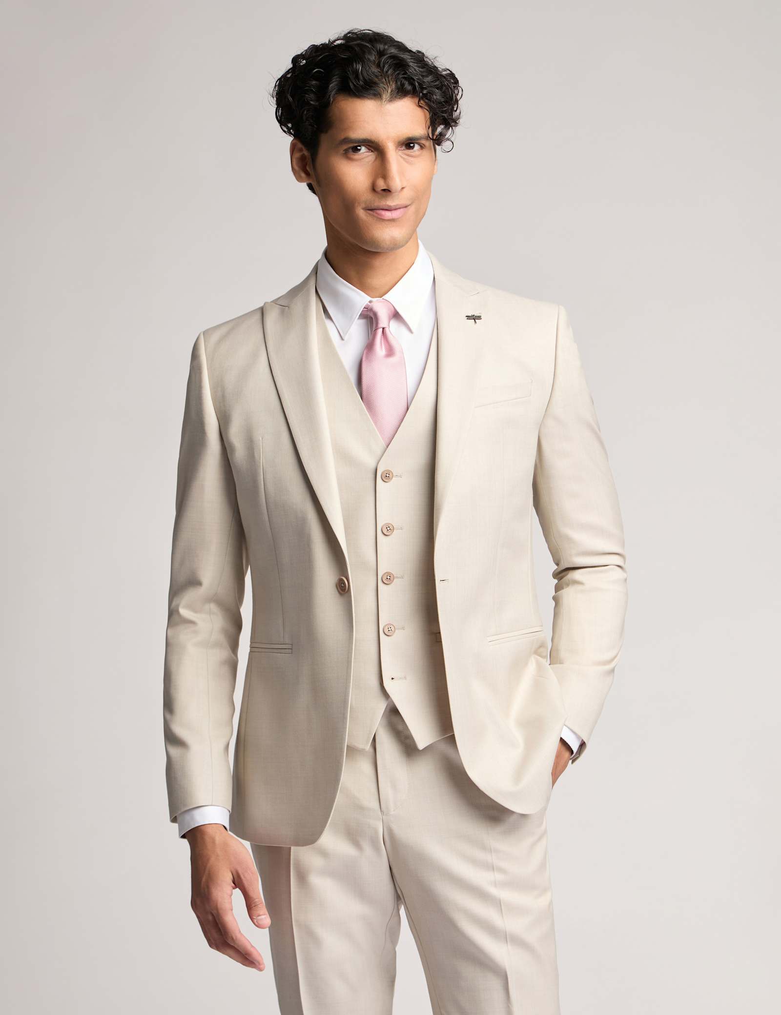 Slim Fit Wool Rich Single Breasted Jacket - image 1