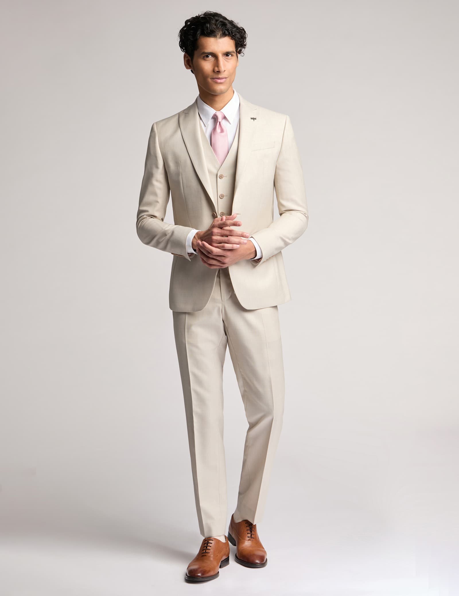Slim Fit Wool Rich Single Breasted Jacket - image 3