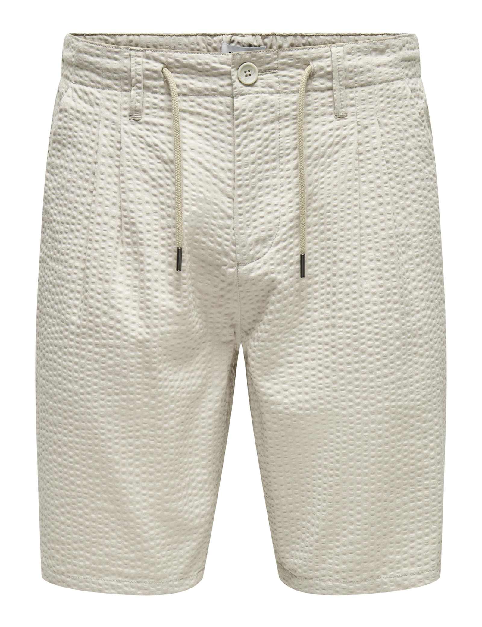 Seersucker Drawstring Shorts - image 1