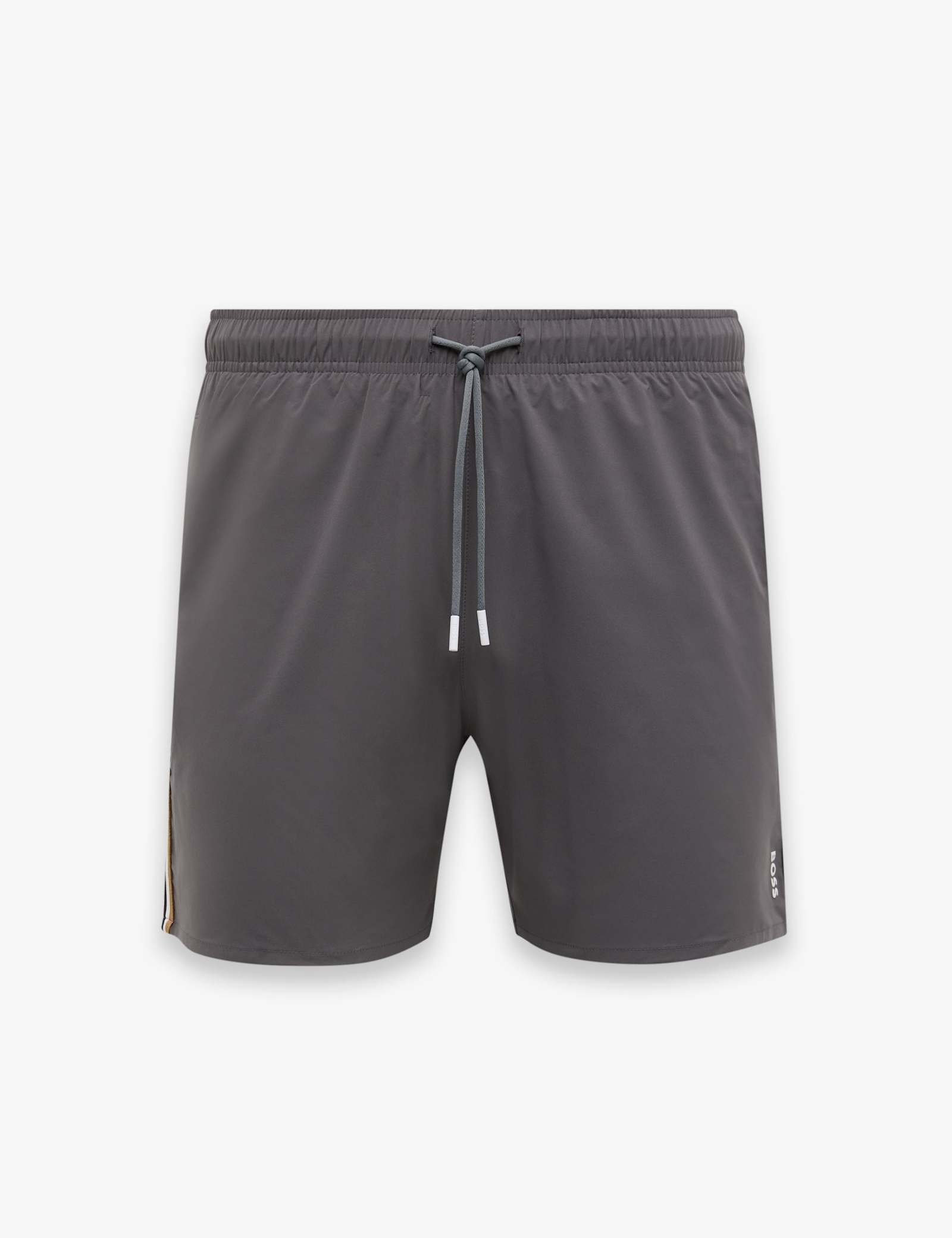 Pocketed Signature Stripe Swim Shorts - image 1