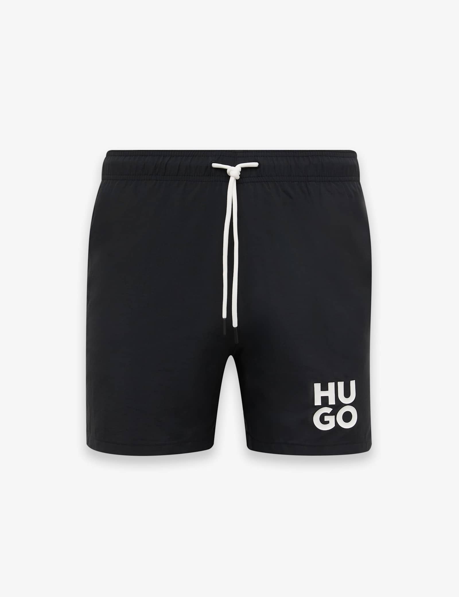 Quick Dry Pocketed Logo Graphic Swim Shorts - image 1