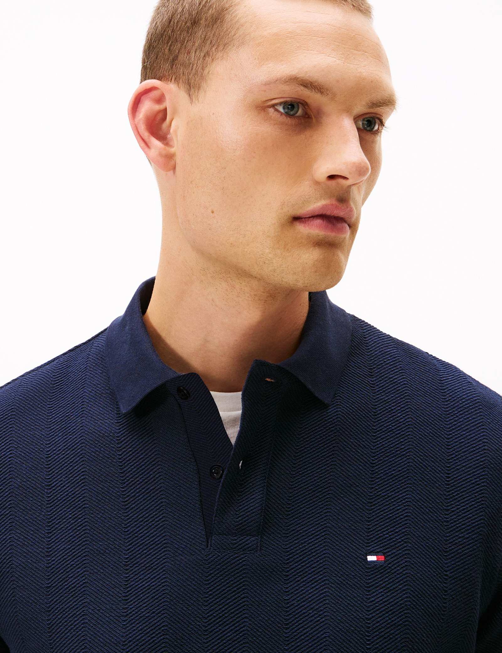Pure Cotton Long Sleeve Polo Shirt - image 4