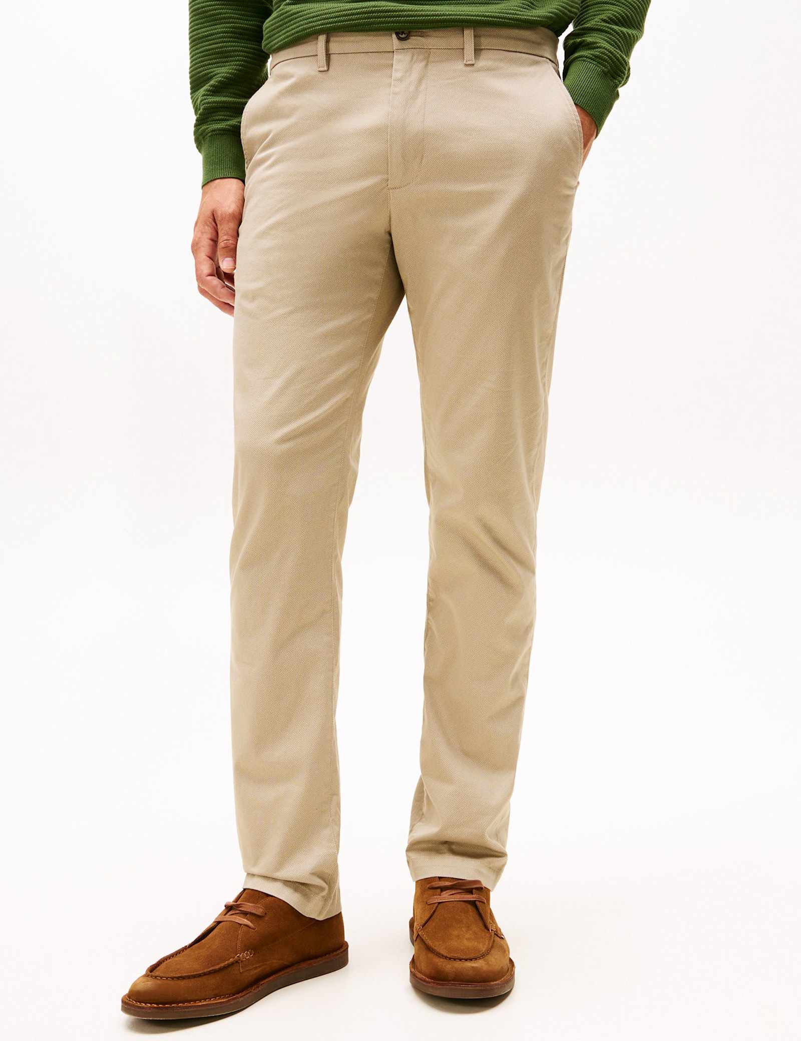 Regular Fit Printed Chinos - image 4