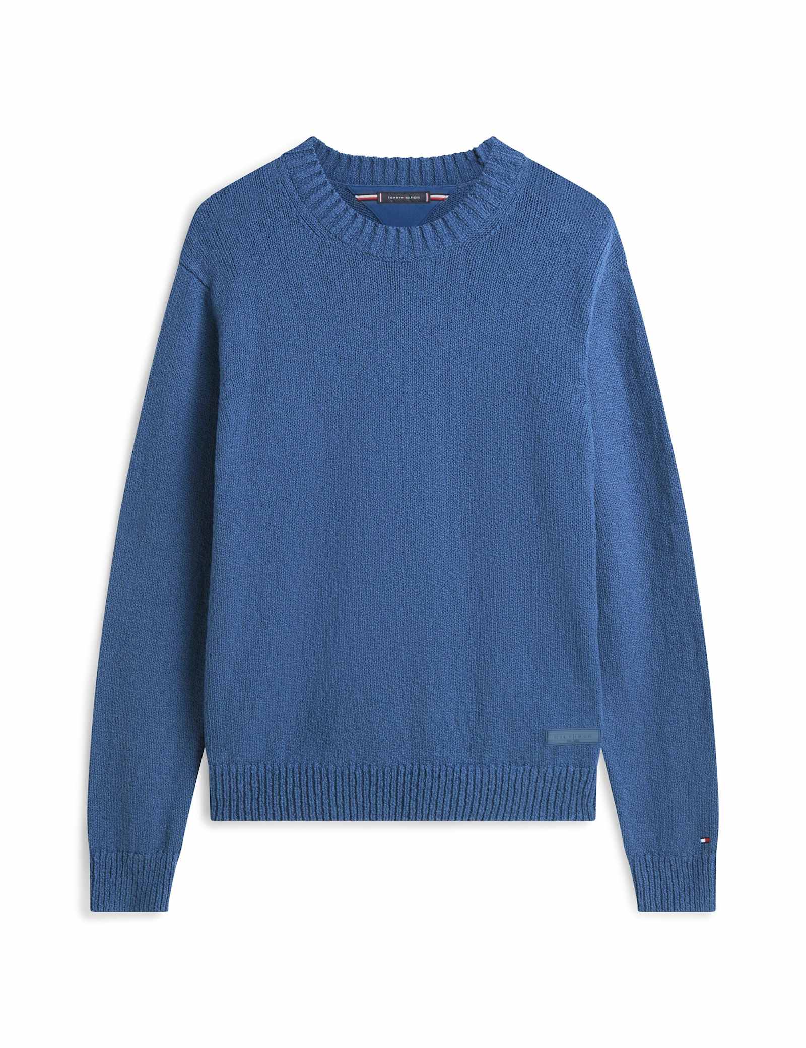 Pure Cotton Textured Crew Neck Jumper - image 2