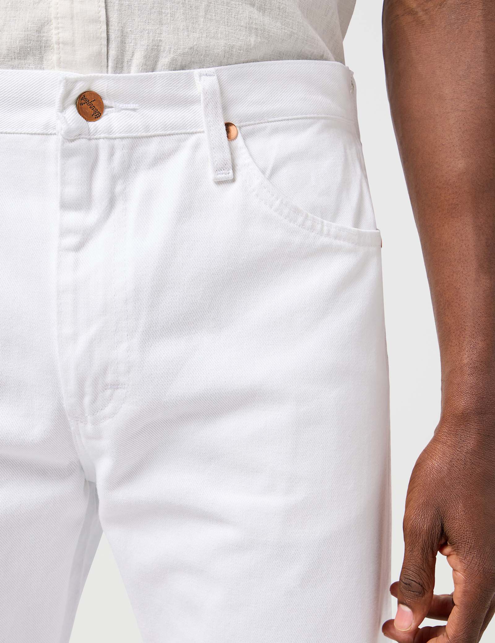 Straight Fit Pure Cotton Jeans - image 2