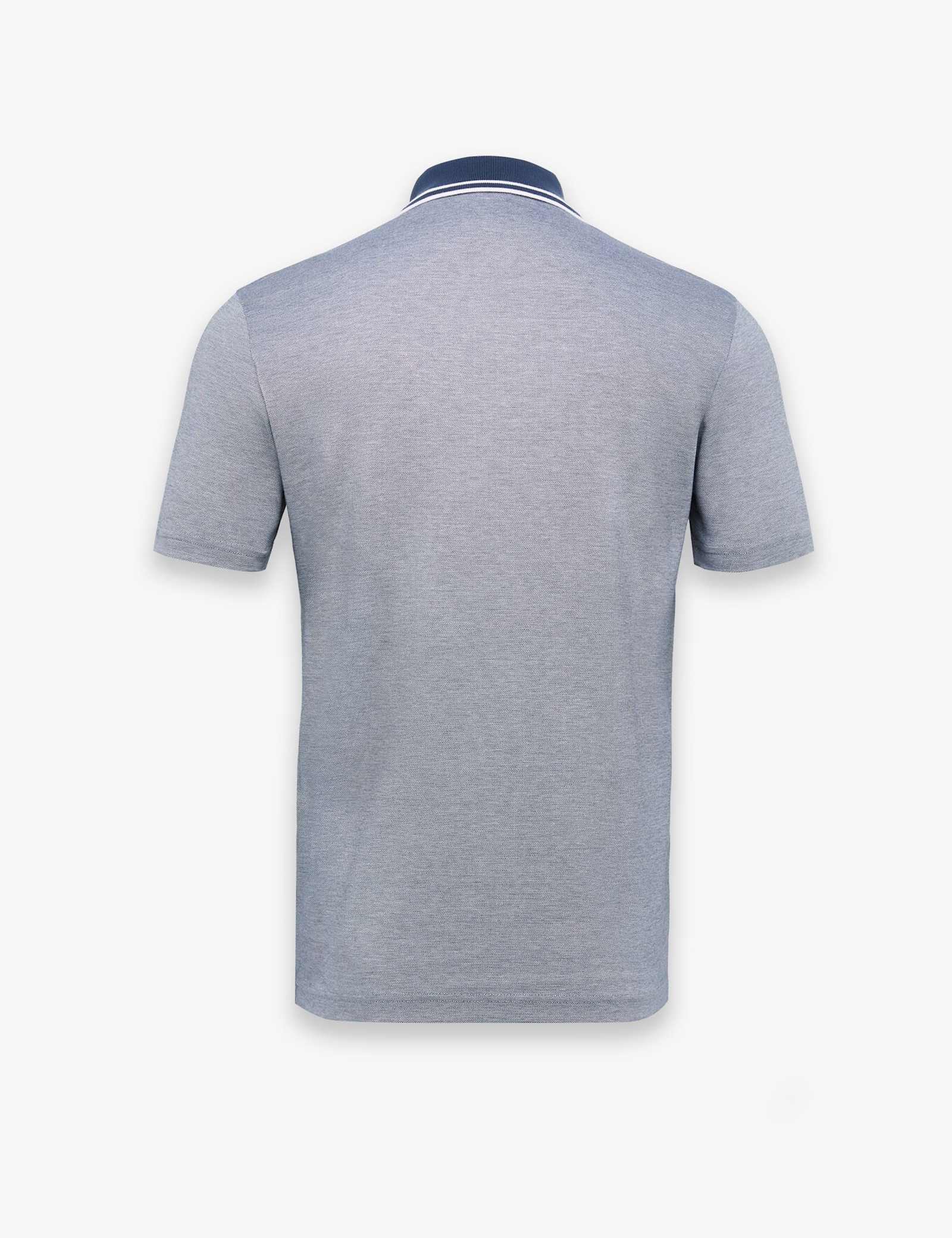 PeoxfordNew Pure Cotton Pique Tipped Collar Polo Shirt - image 5