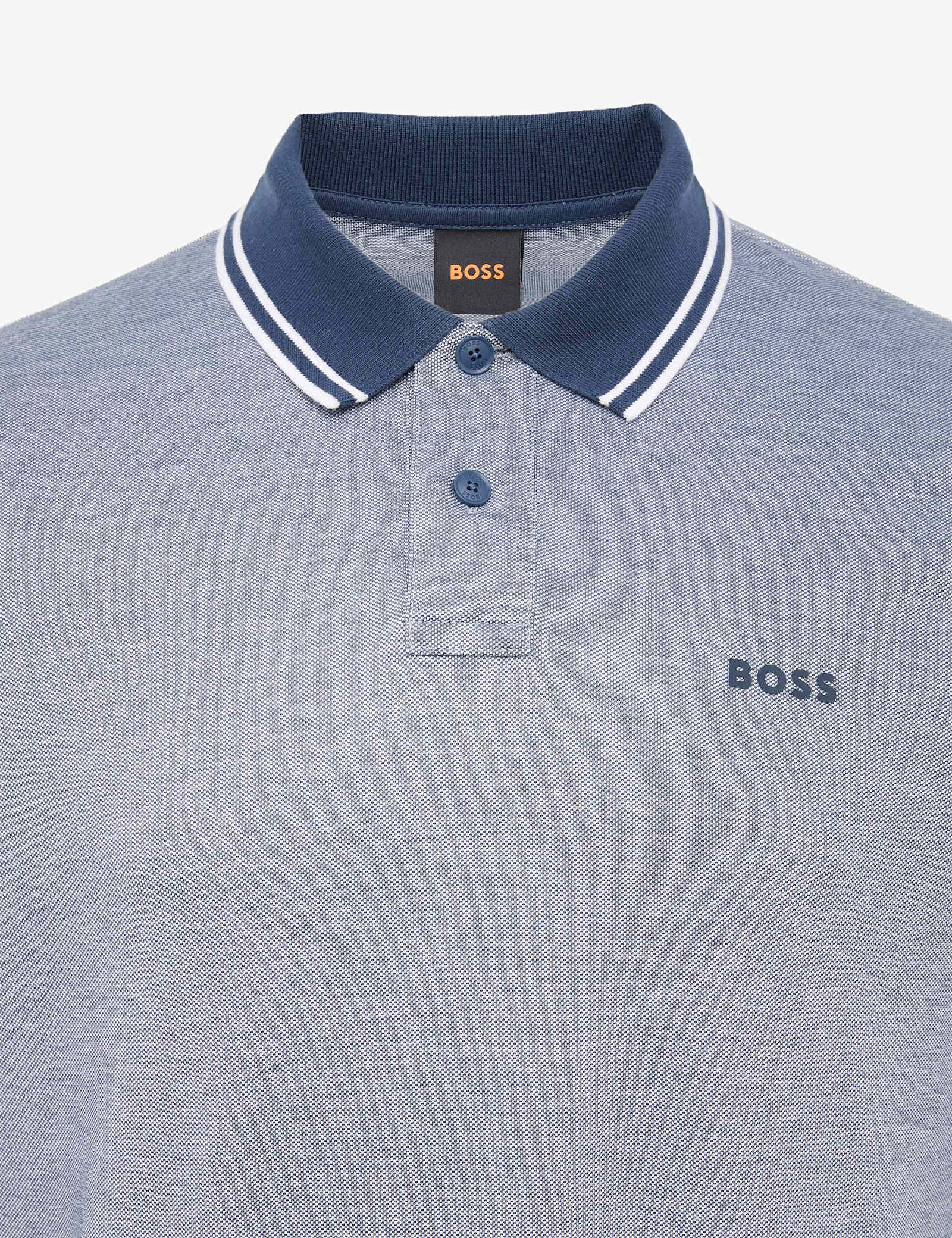PeoxfordNew Pure Cotton Pique Tipped Collar Polo Shirt - image 4