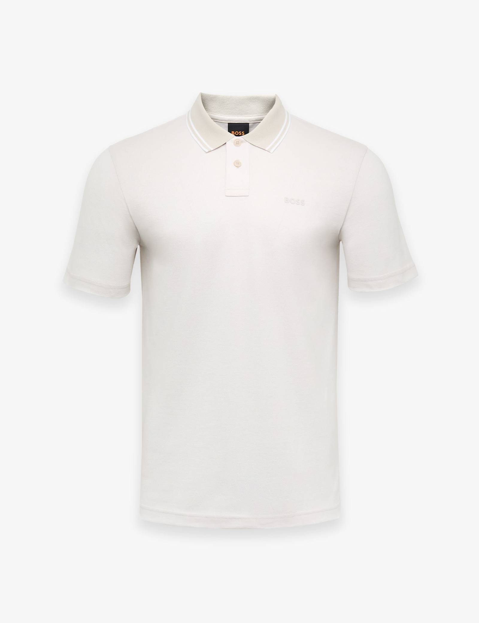 PeoxfordNew Pure Cotton Pique Tipped Collar Polo Shirt - image 1