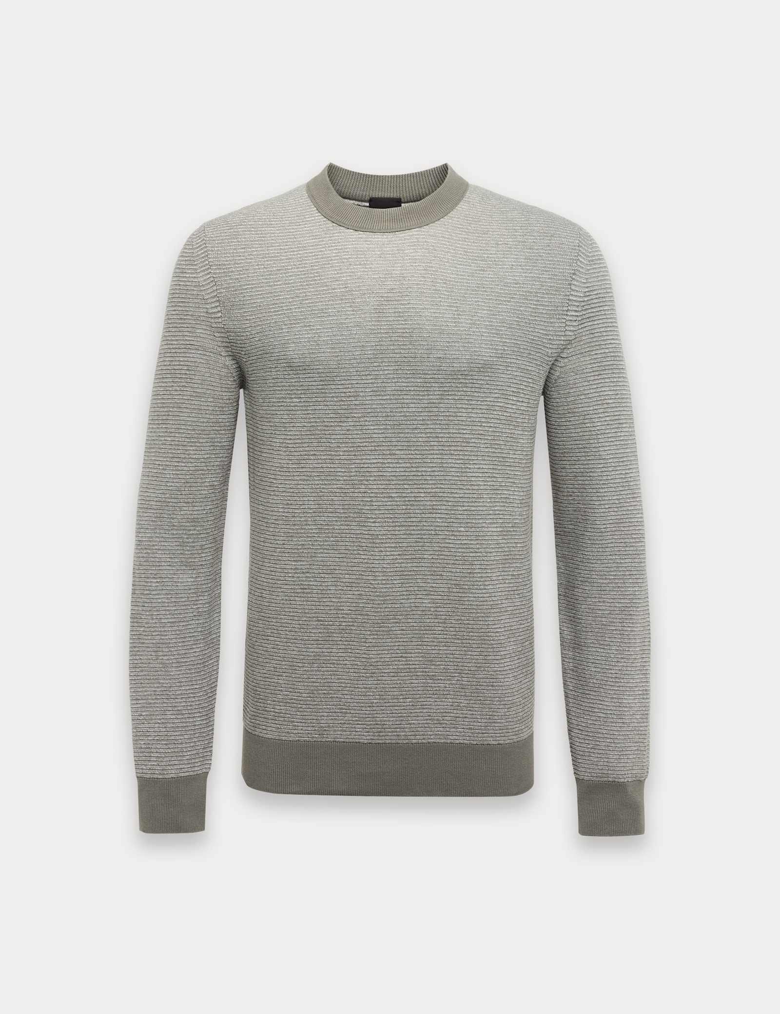Aspoki Cotton Rich Textured Crew Neck Jumper - image 1