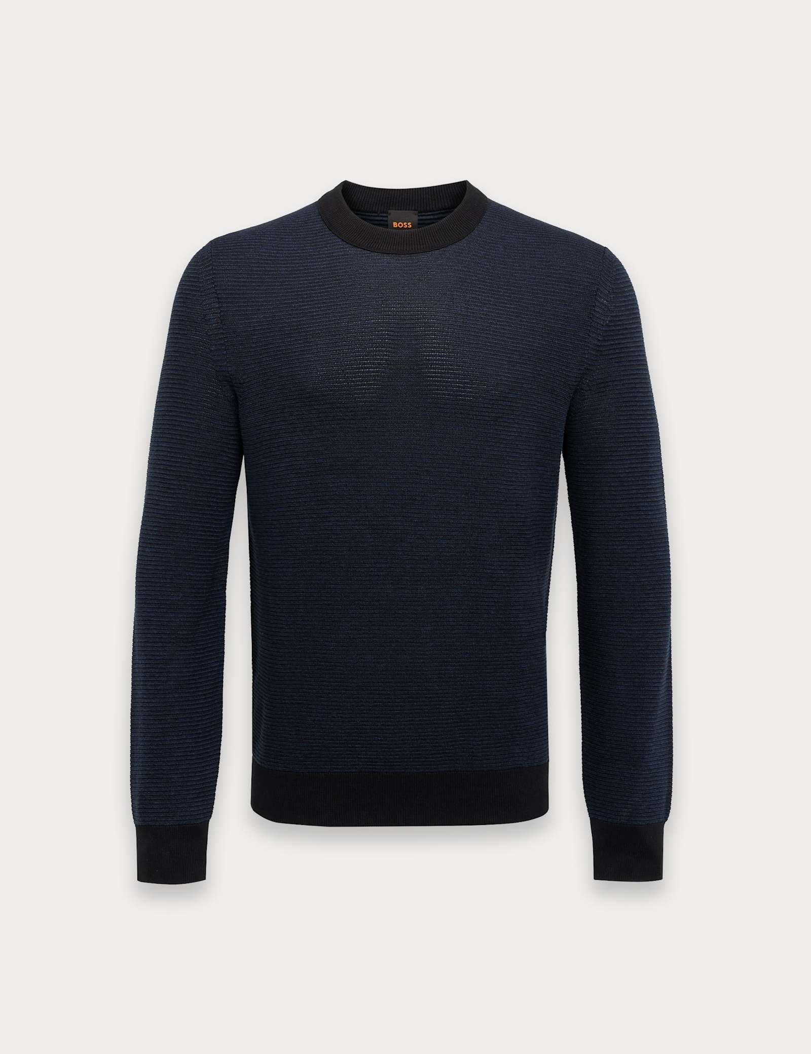 Aspoki Cotton Rich Textured Crew Neck Jumper - image 2