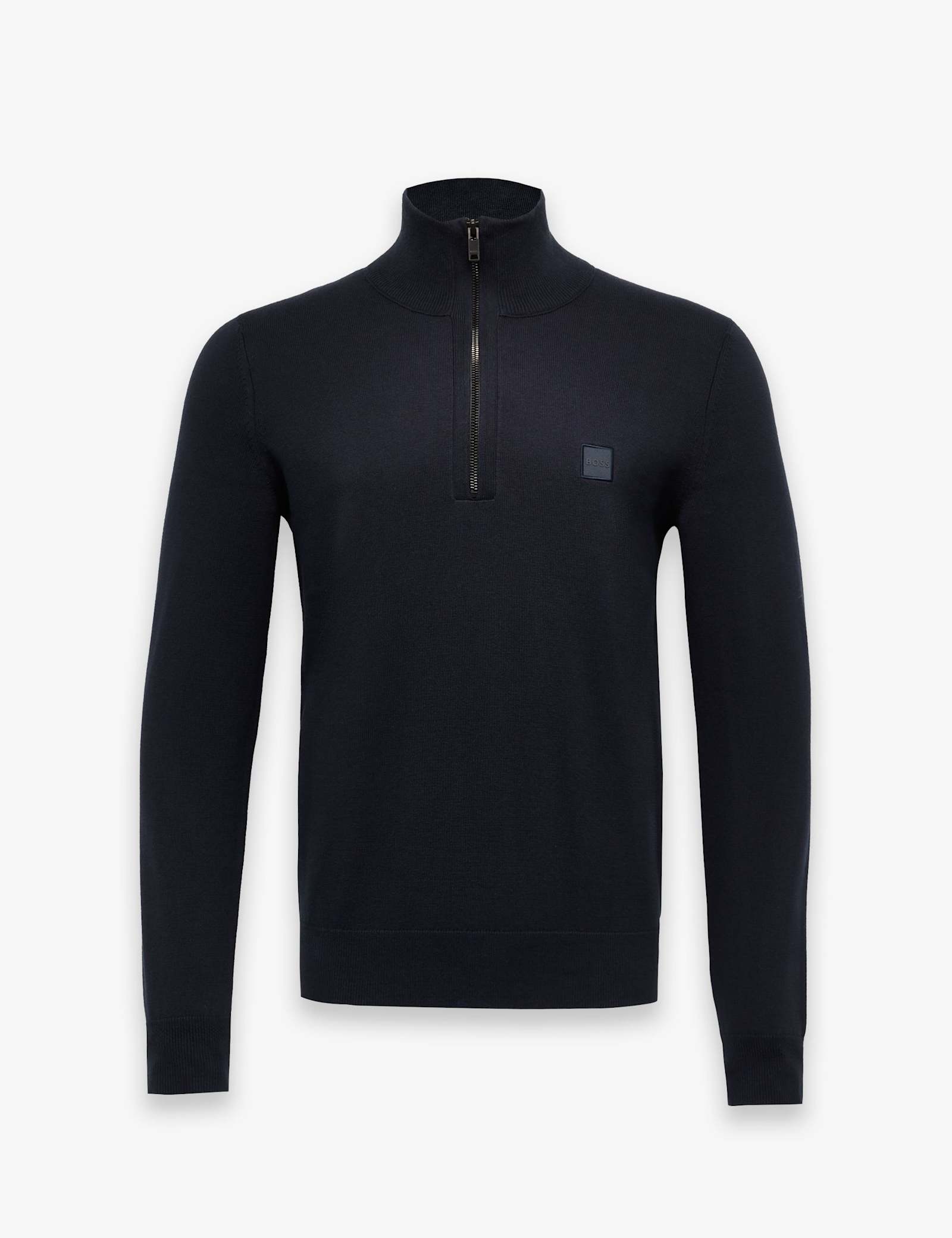 Kanobix Cotton Rich Half Zip Jumper with Cashmere - image 1