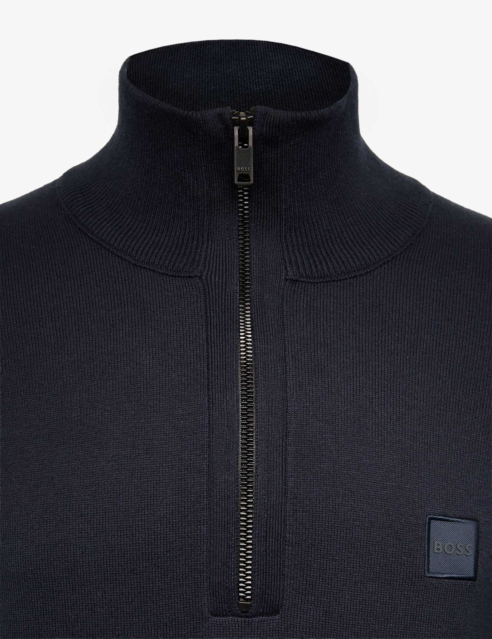 Kanobix Cotton Rich Half Zip Jumper with Cashmere - image 3
