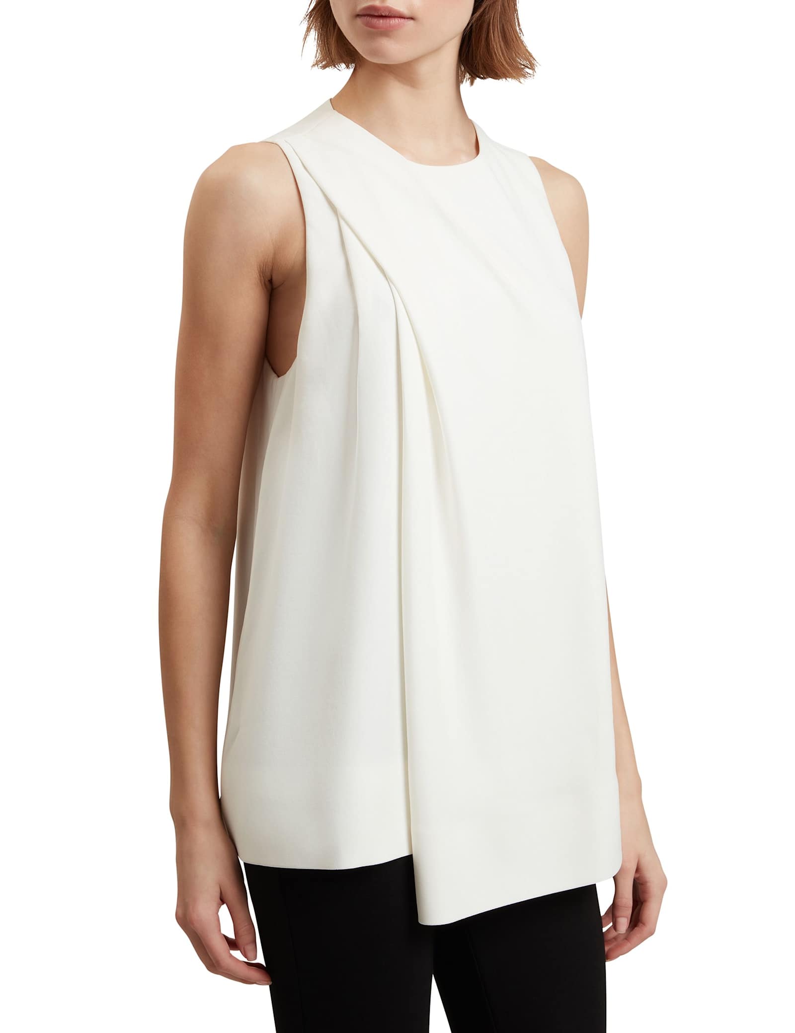 Pleat Detail Drape Top - image 3