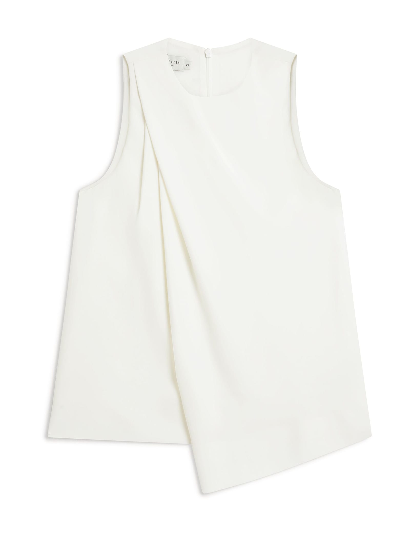 Pleat Detail Drape Top - image 1