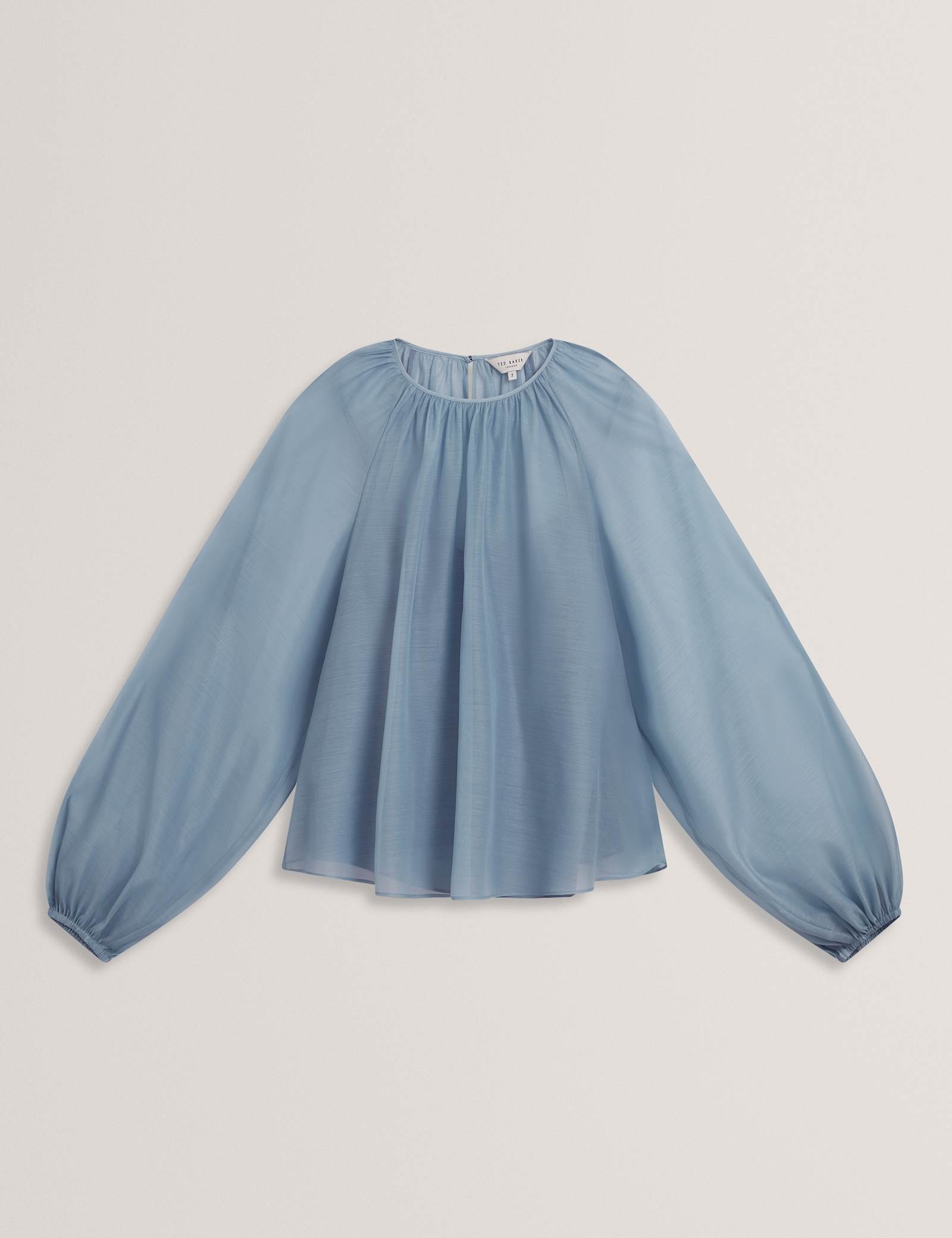 Organza Puff Sleeve Blouse - image 1
