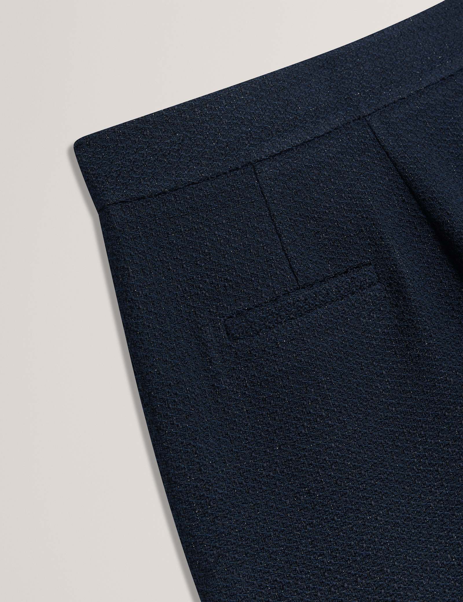 Boucle Tailored Straight Leg Trousers - image 5