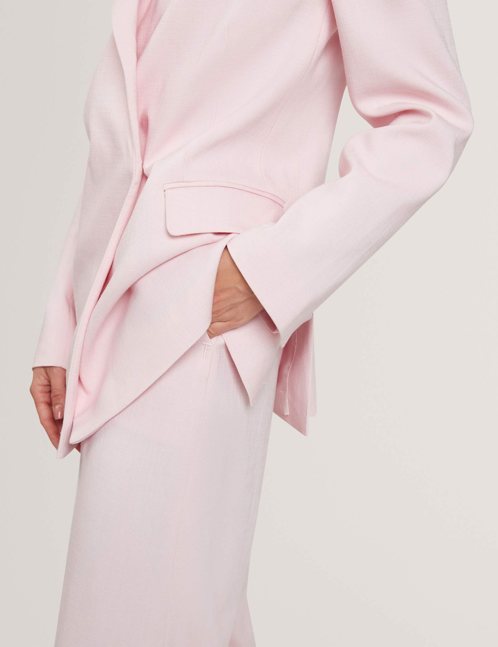 Relaxed Wrap Longline Blazer - image 4