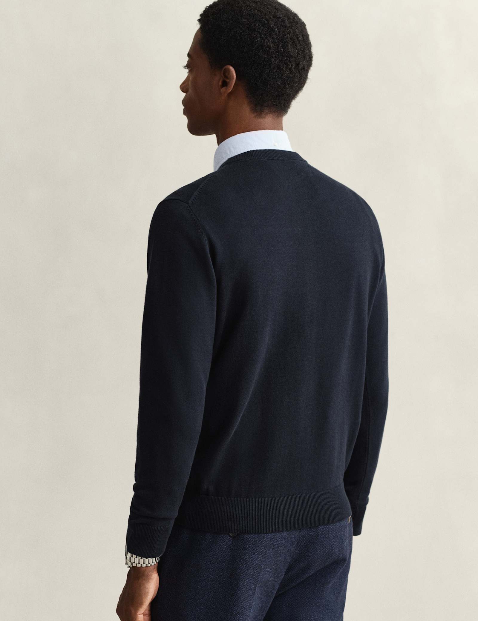 Pure Cotton Crew Neck Jumper - image 5