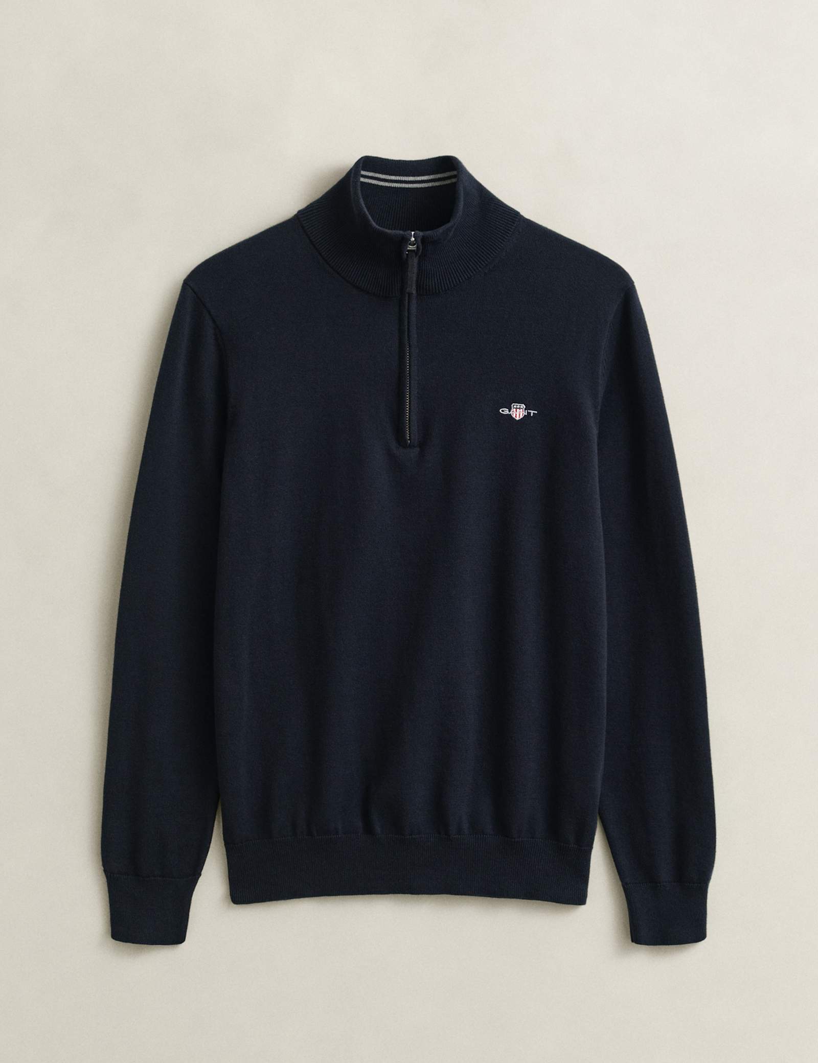 Pure Cotton Funnel Neck Half Zip Jumper - image 4