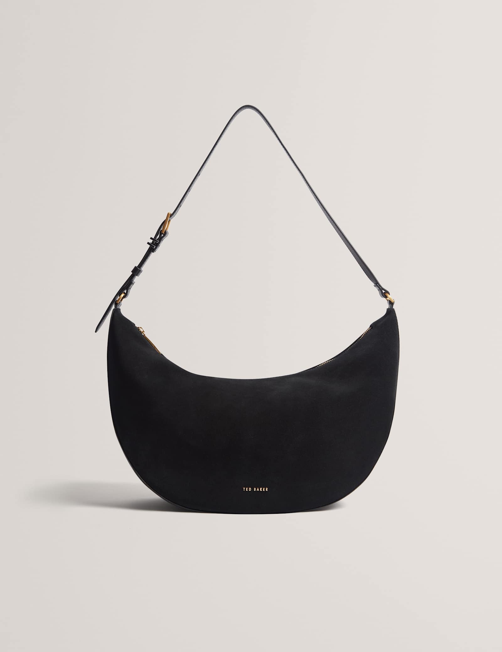 Suede Shoulder Bag - image 1