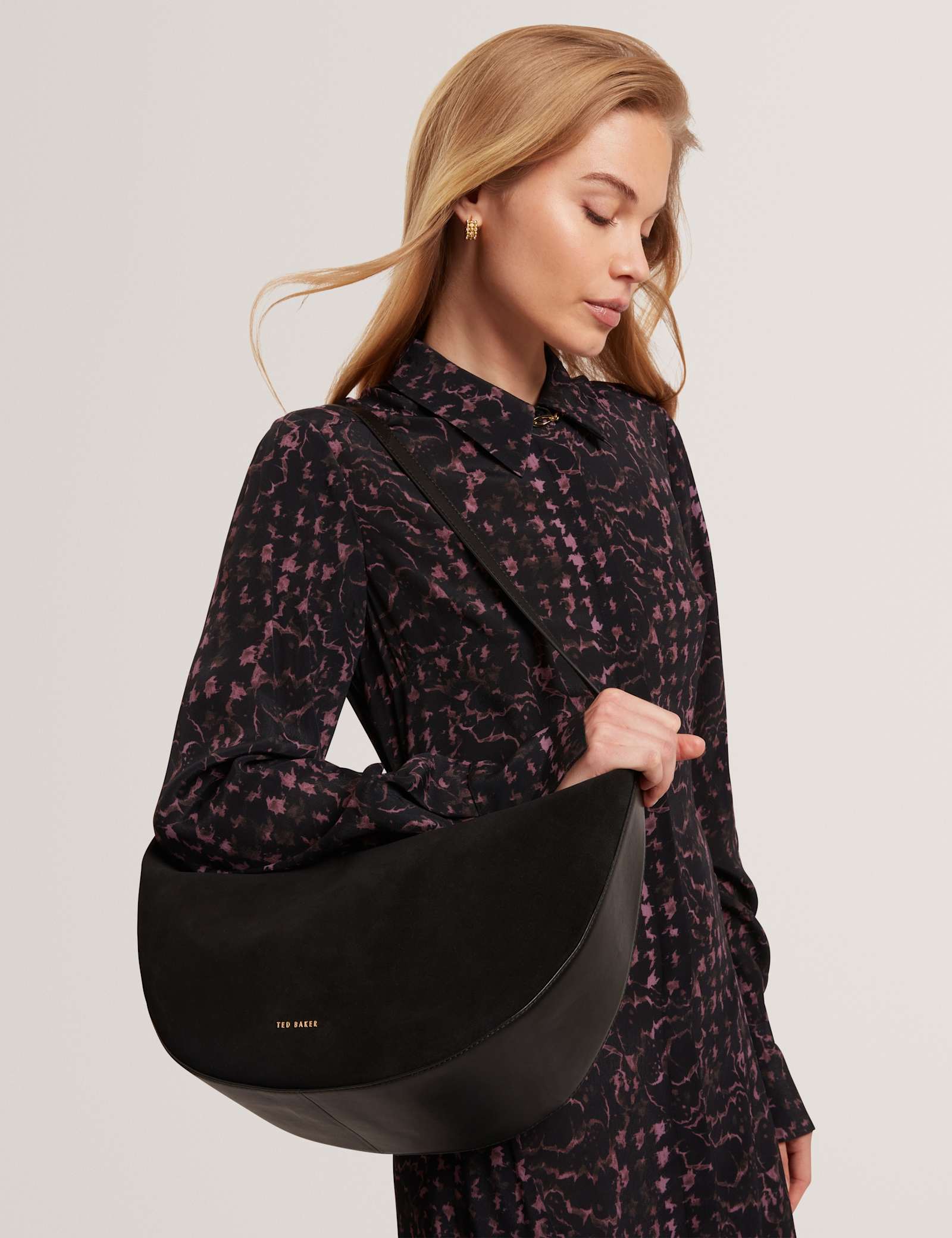 Suede Shoulder Bag - image 3