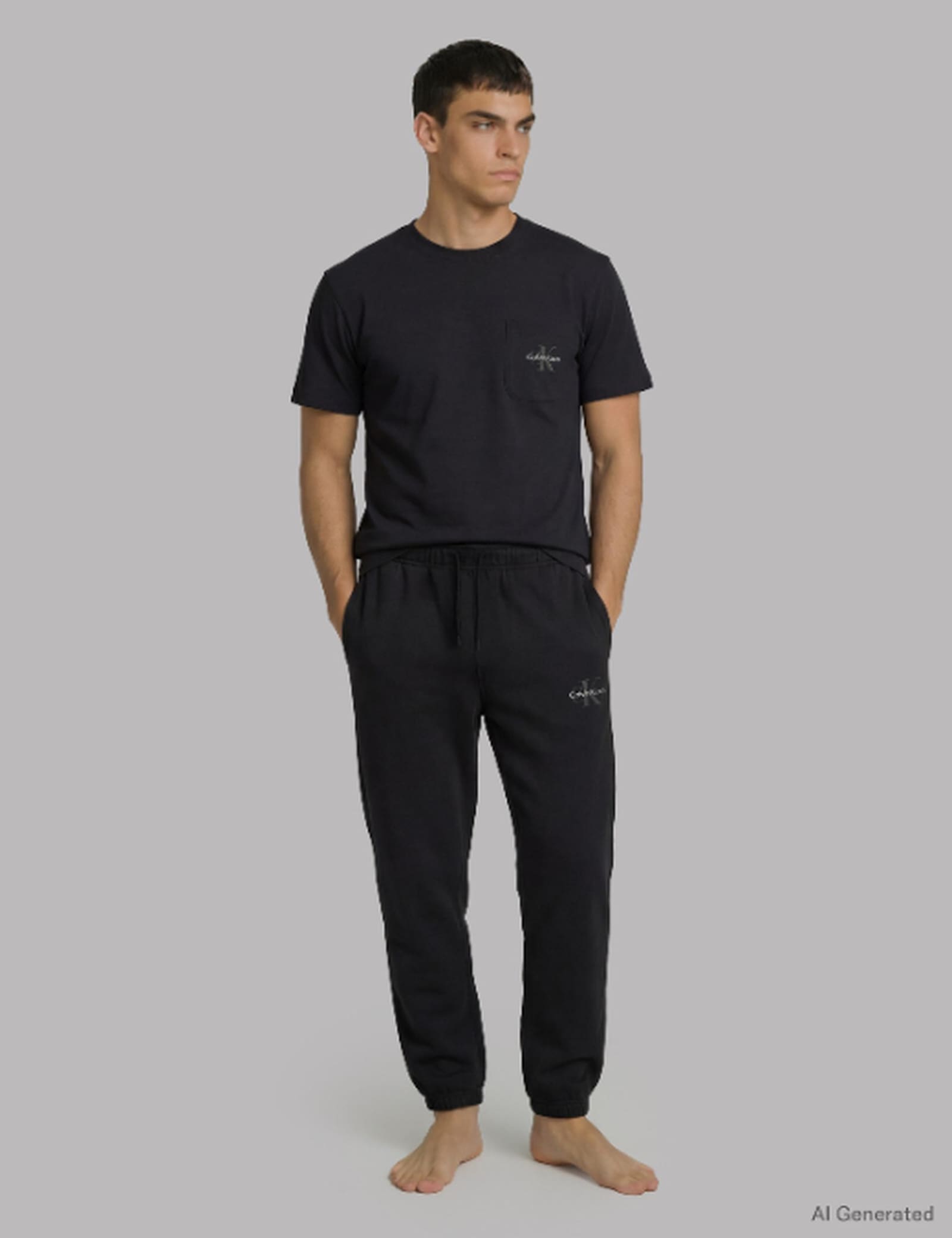 Cotton Stretch Sleep Joggers - image 1