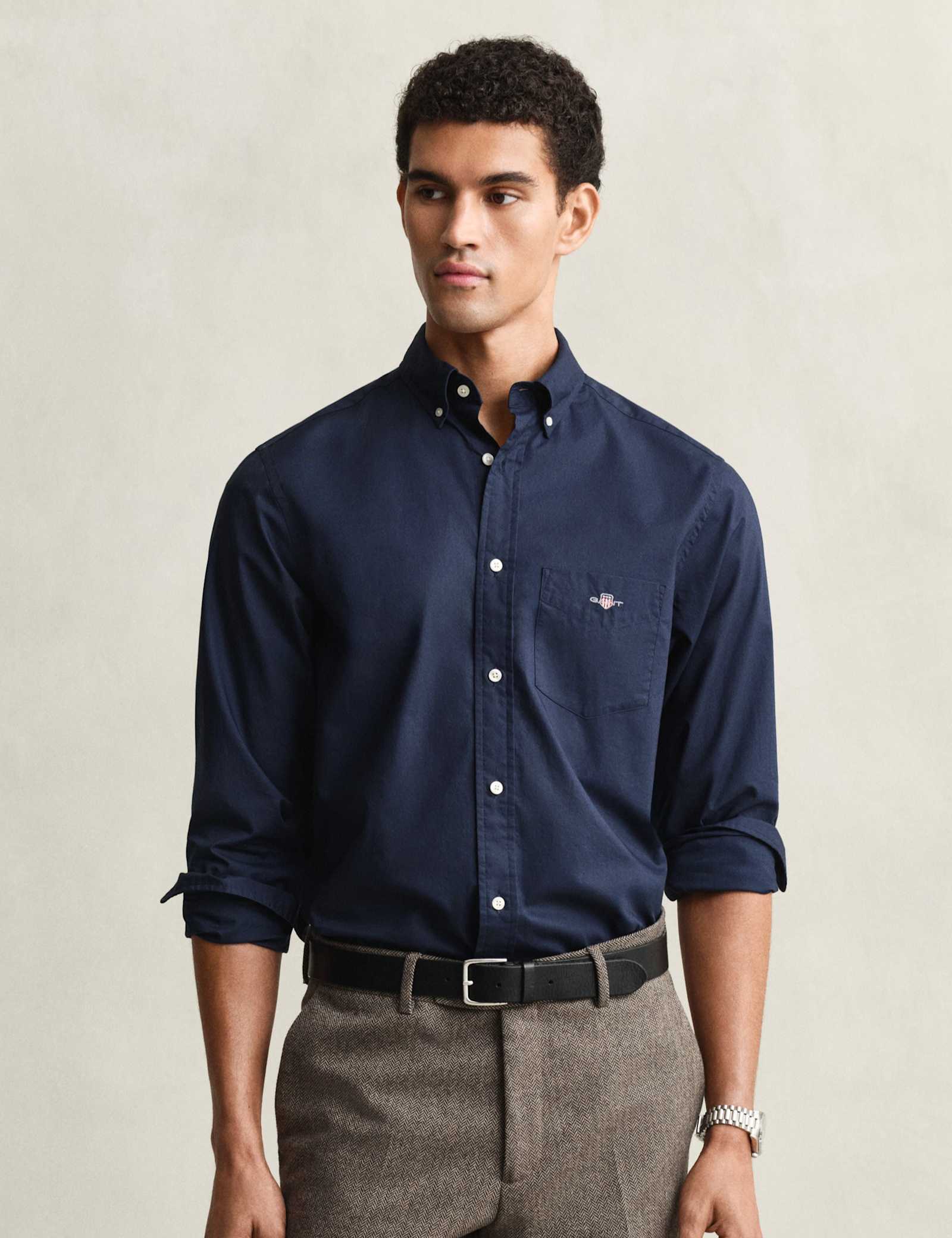 Regular Fit Pure Cotton Classic Poplin Shirt - image 1