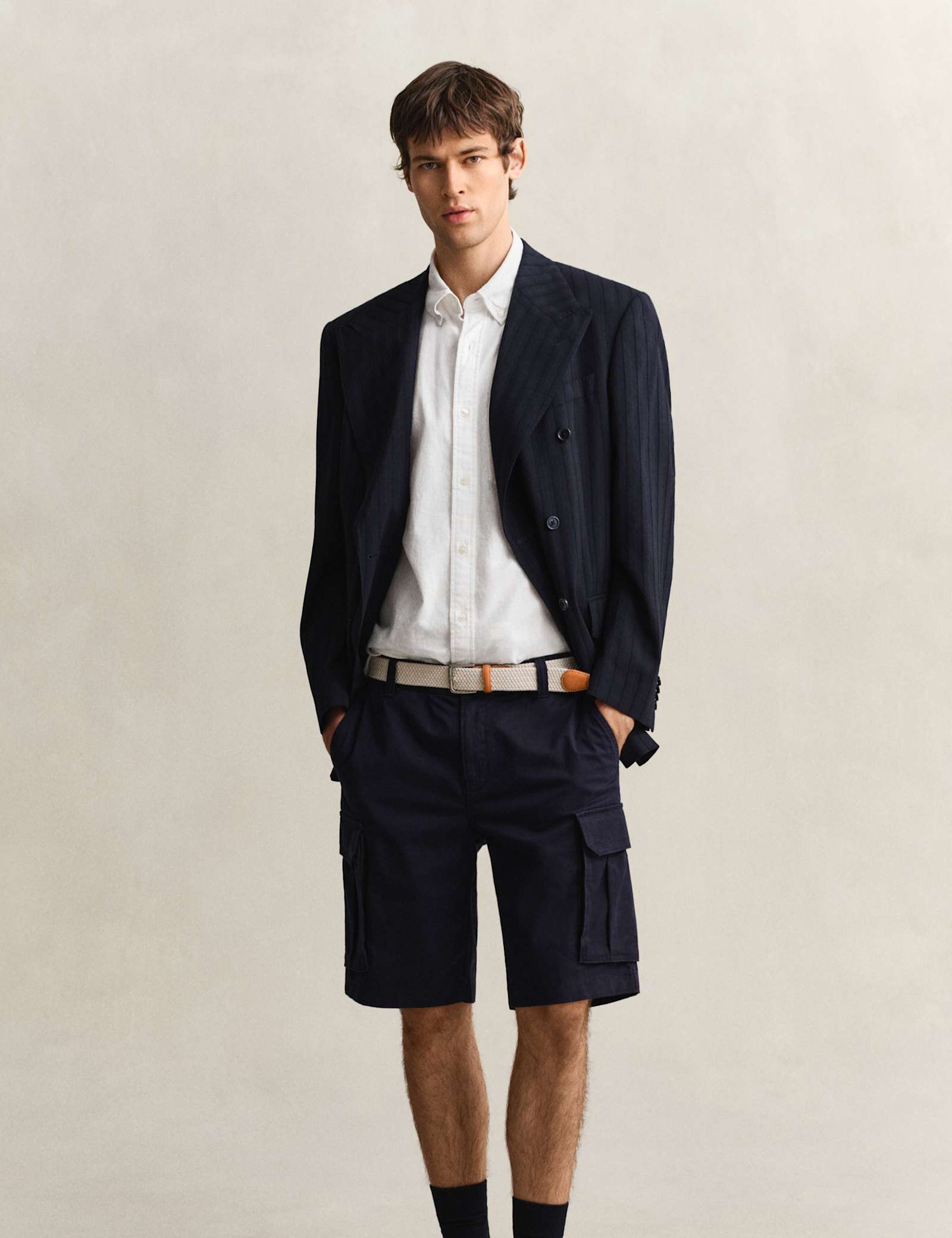 Regular Fit Linen Rich Short Sleeve Shirt - image 5