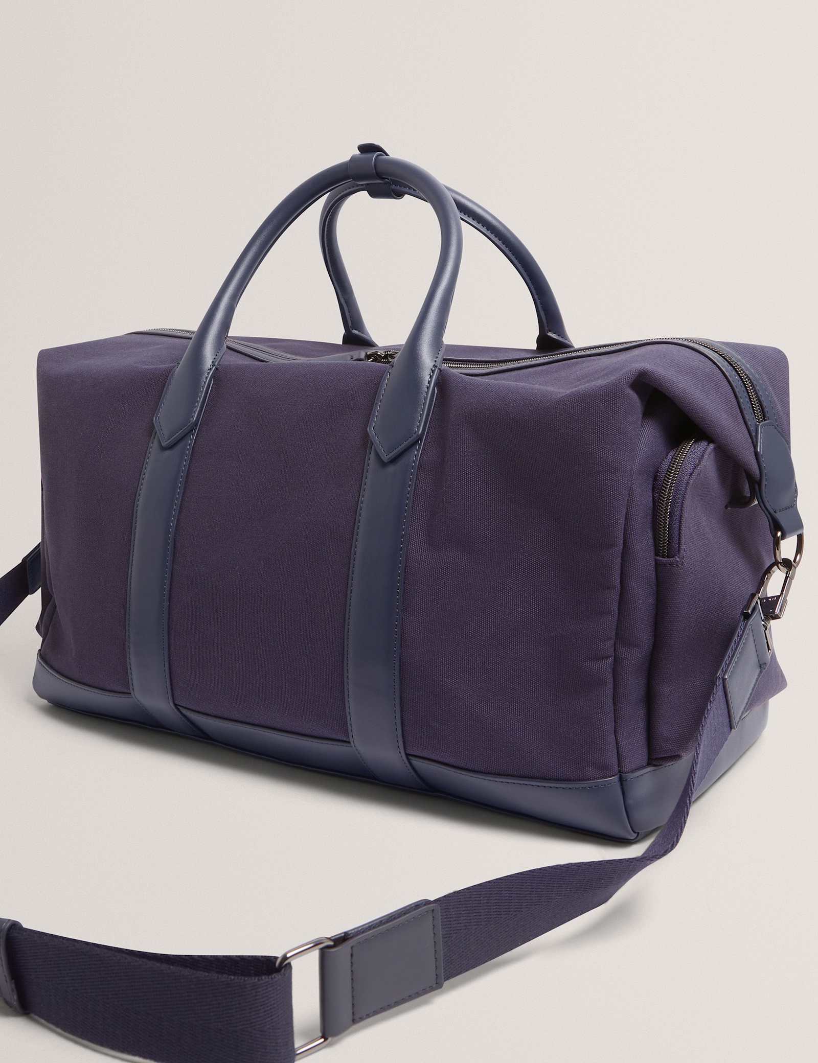 Canvas Stud Detail Holdall - image 5